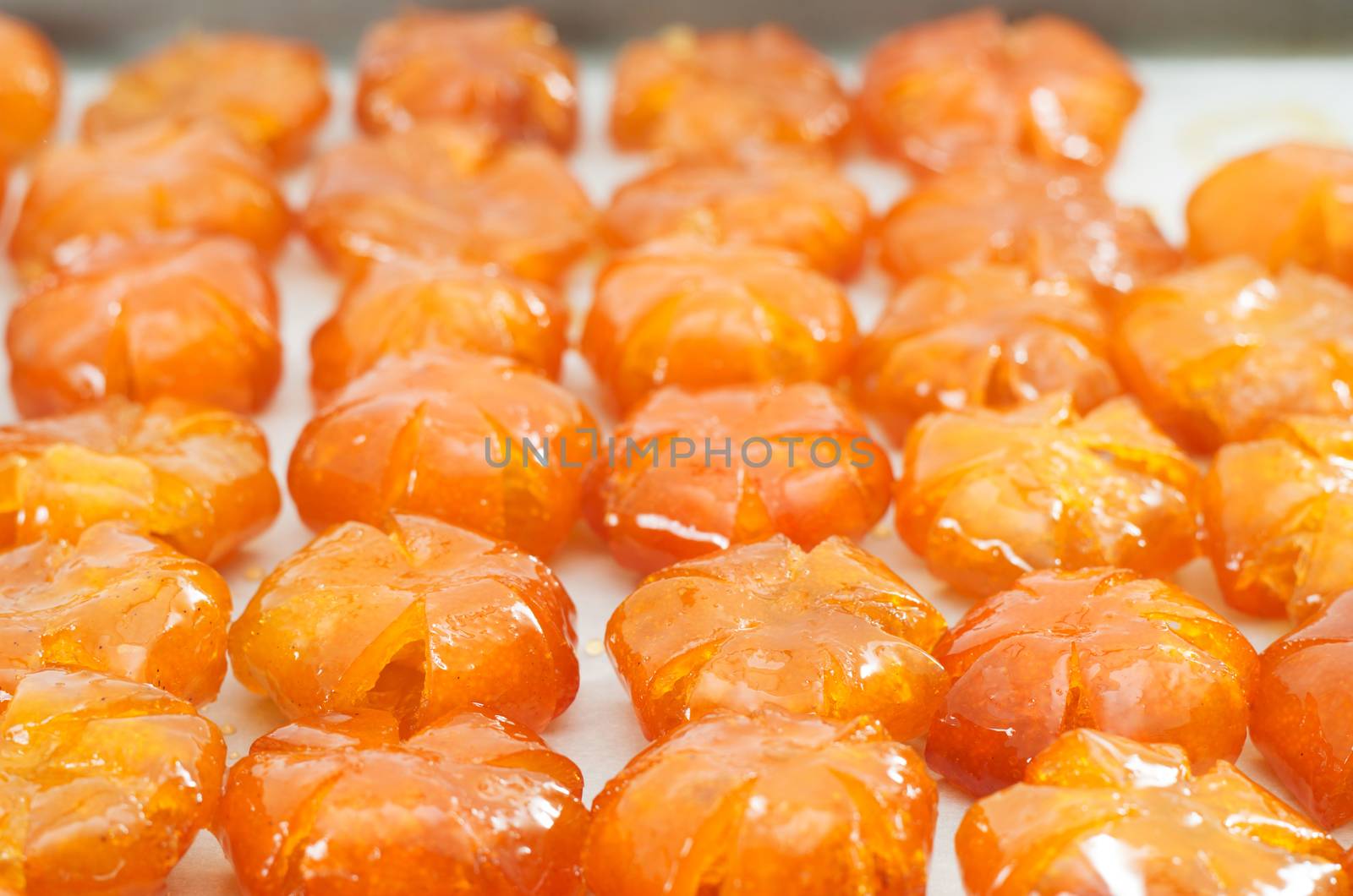 Vietnamese sweetened kumquats, traditional snack during Lunar New Year, Tet