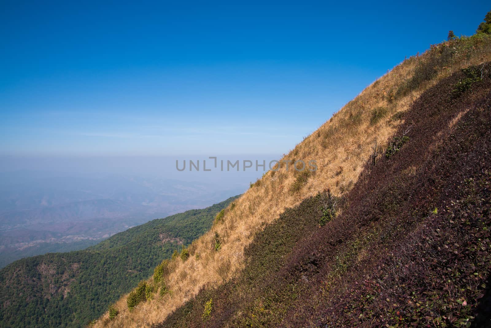 Viewpoint at Kew mae pan nature trail, Doi Inthanon national park, ChiangMai, Thailand