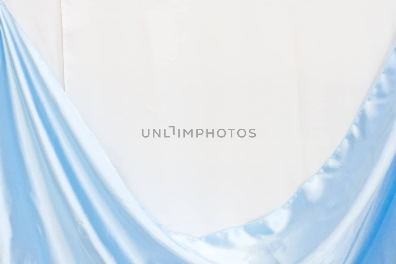 blue satin isolated on white by 2nix