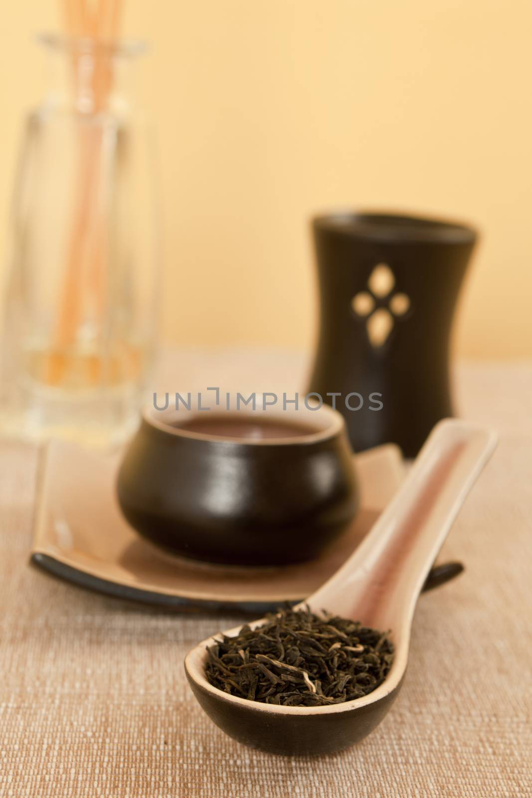 Black tea still-life. by eskymaks