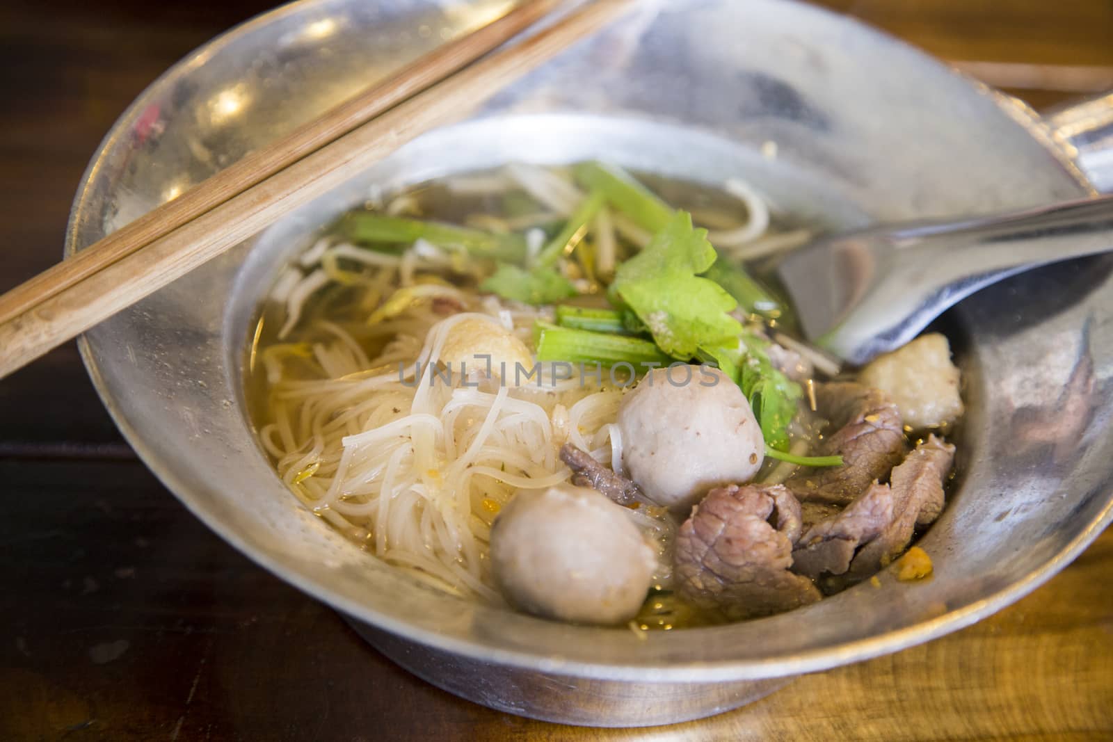 Asian beef noodle