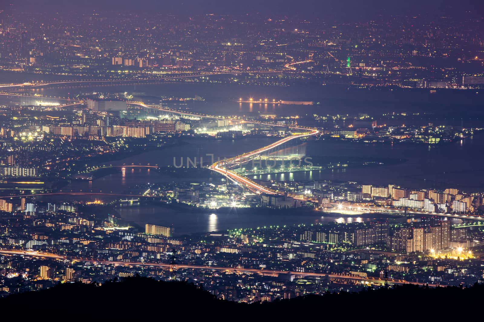 10 million dollars night view. KOBE. JAPAN by 2nix