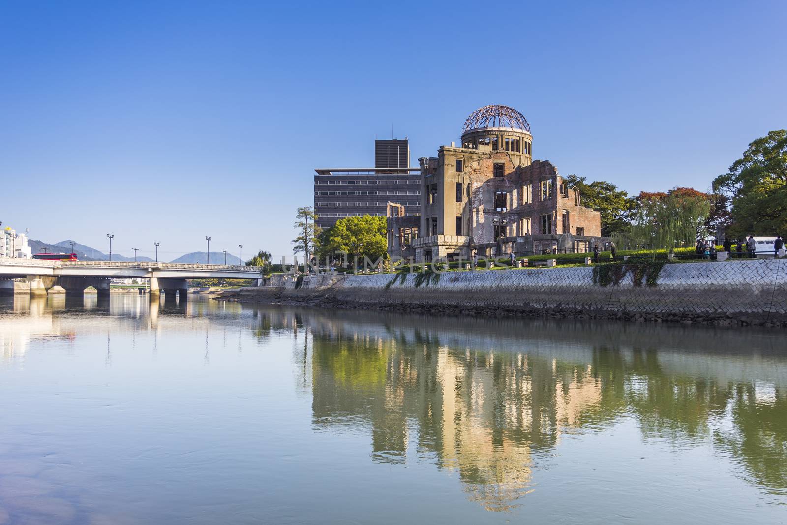 Atomic bomb dome. Hiroshima. Japan
