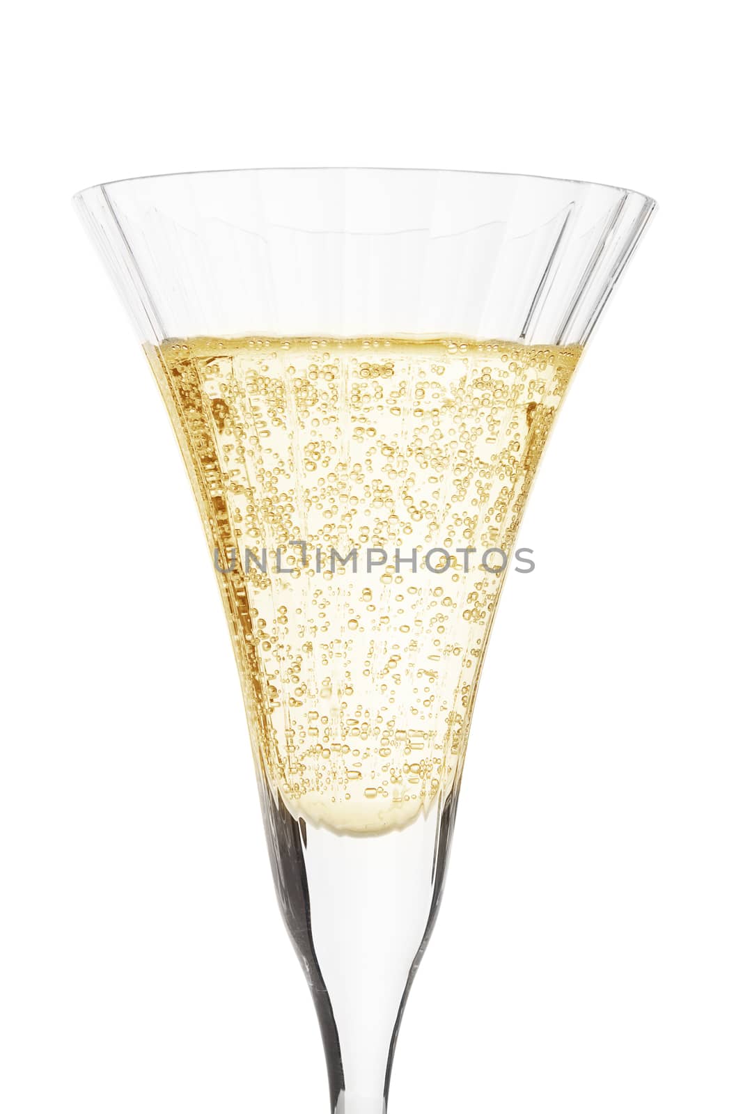 Champagne in glass detail. by eskymaks