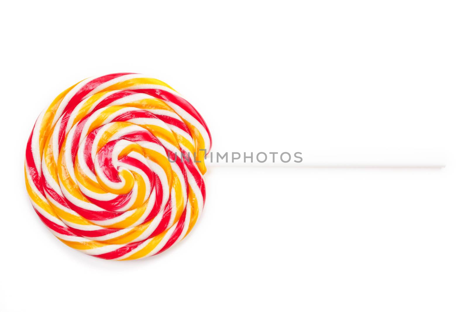 Big lollipop isolated on white. by eskymaks