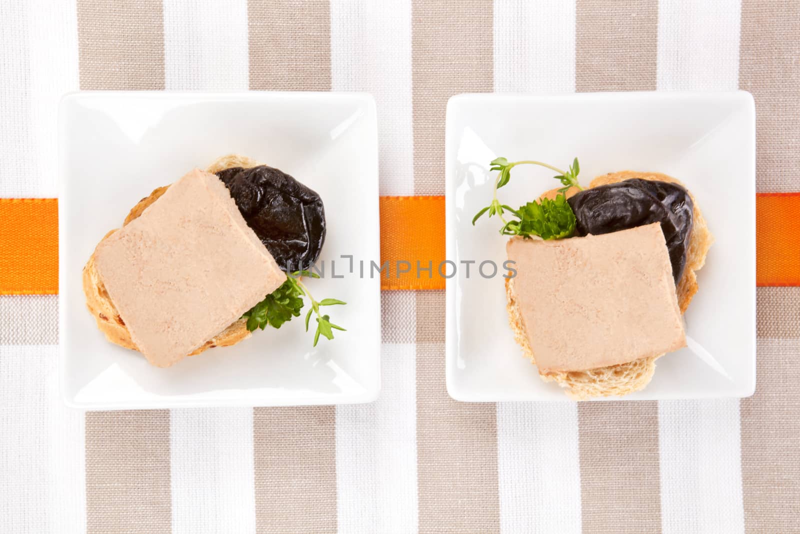 Bread piecs with pate. by eskymaks