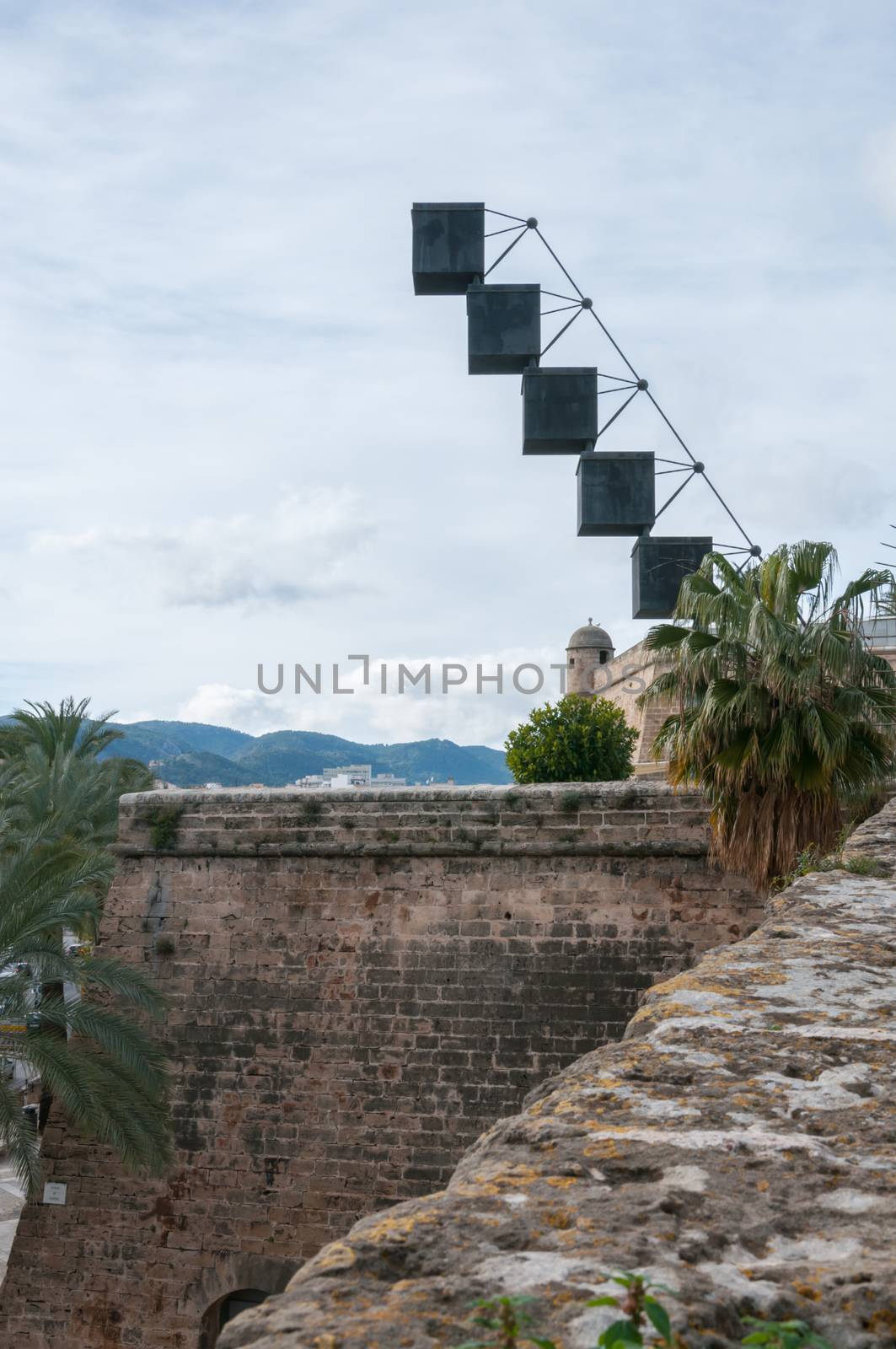 Es Baluard view, Palma de Mallorca, Balearic islands, Spain.