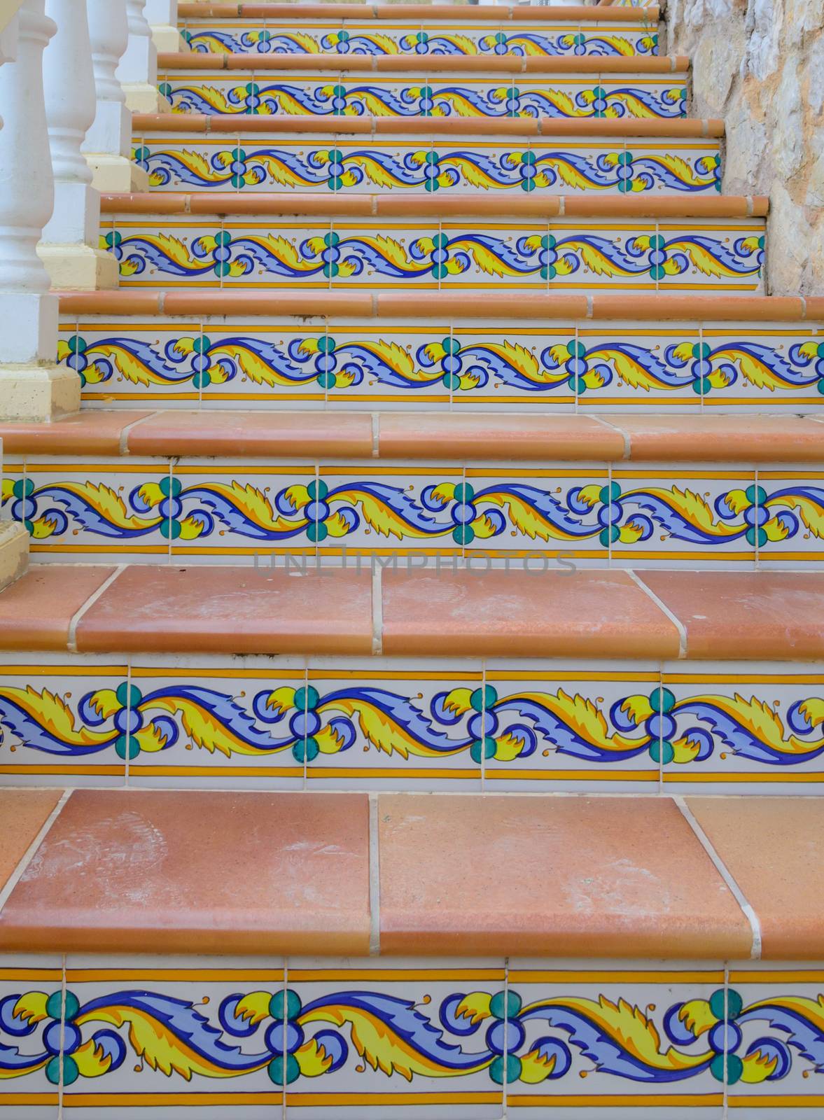 Staircase with pattern by ArtesiaWells
