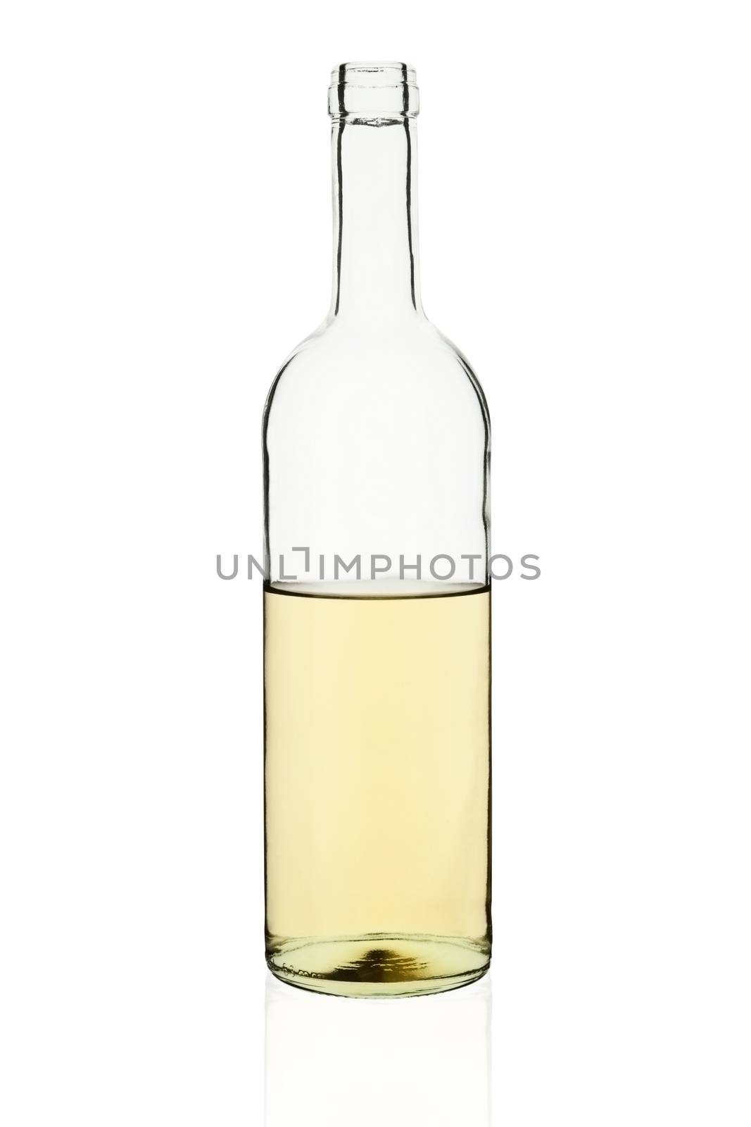 Wine bottle without label. by eskymaks