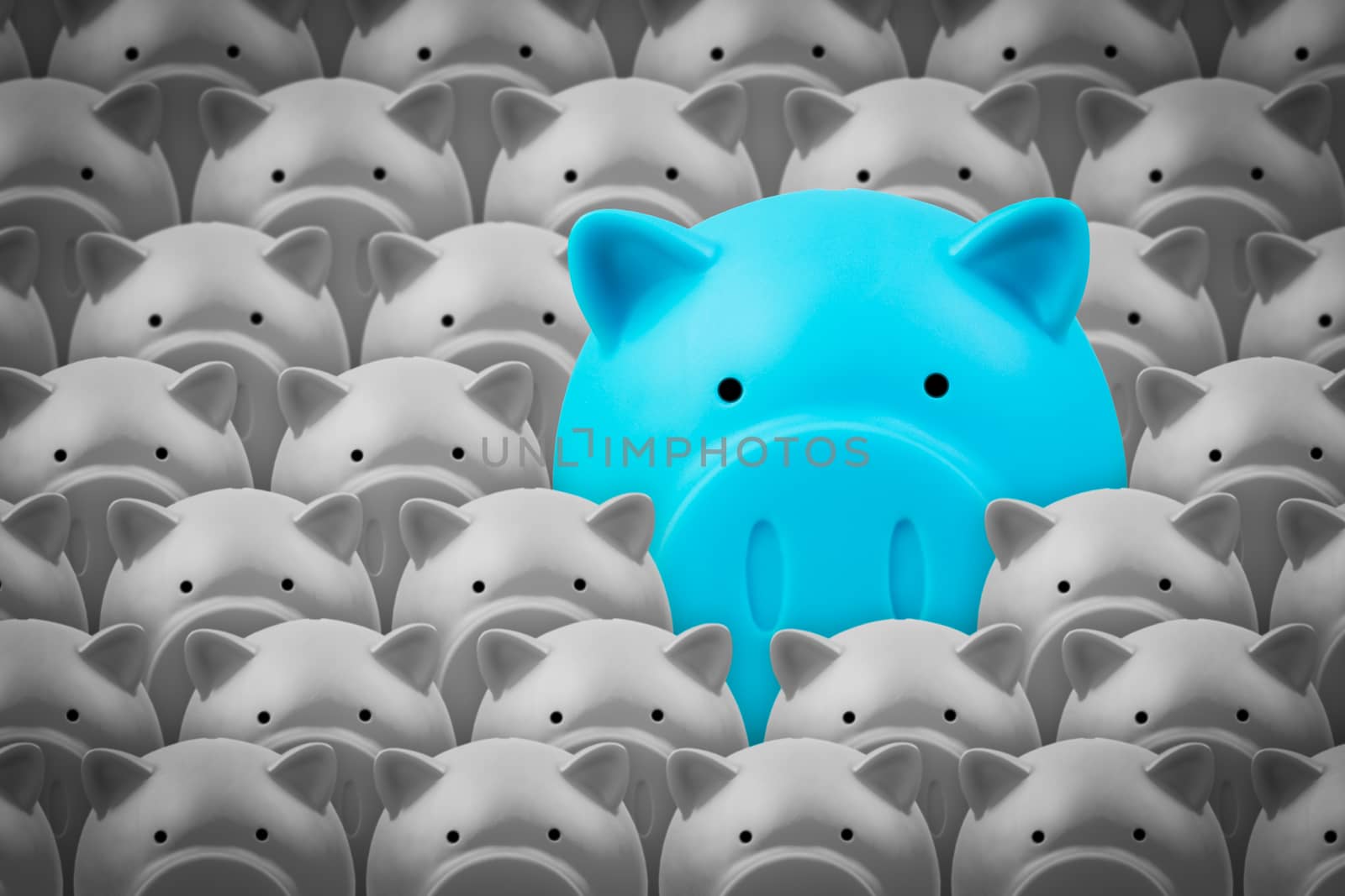 Piggy bank, saving finance concept