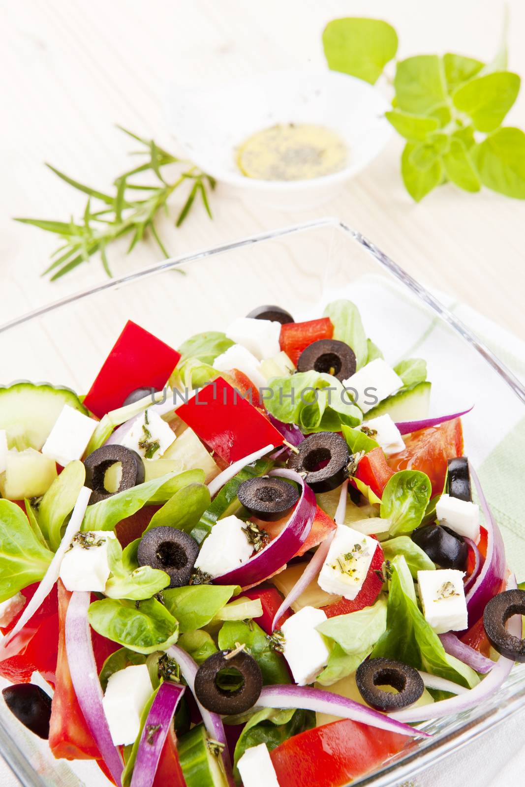 Fresh greek salad. by eskymaks
