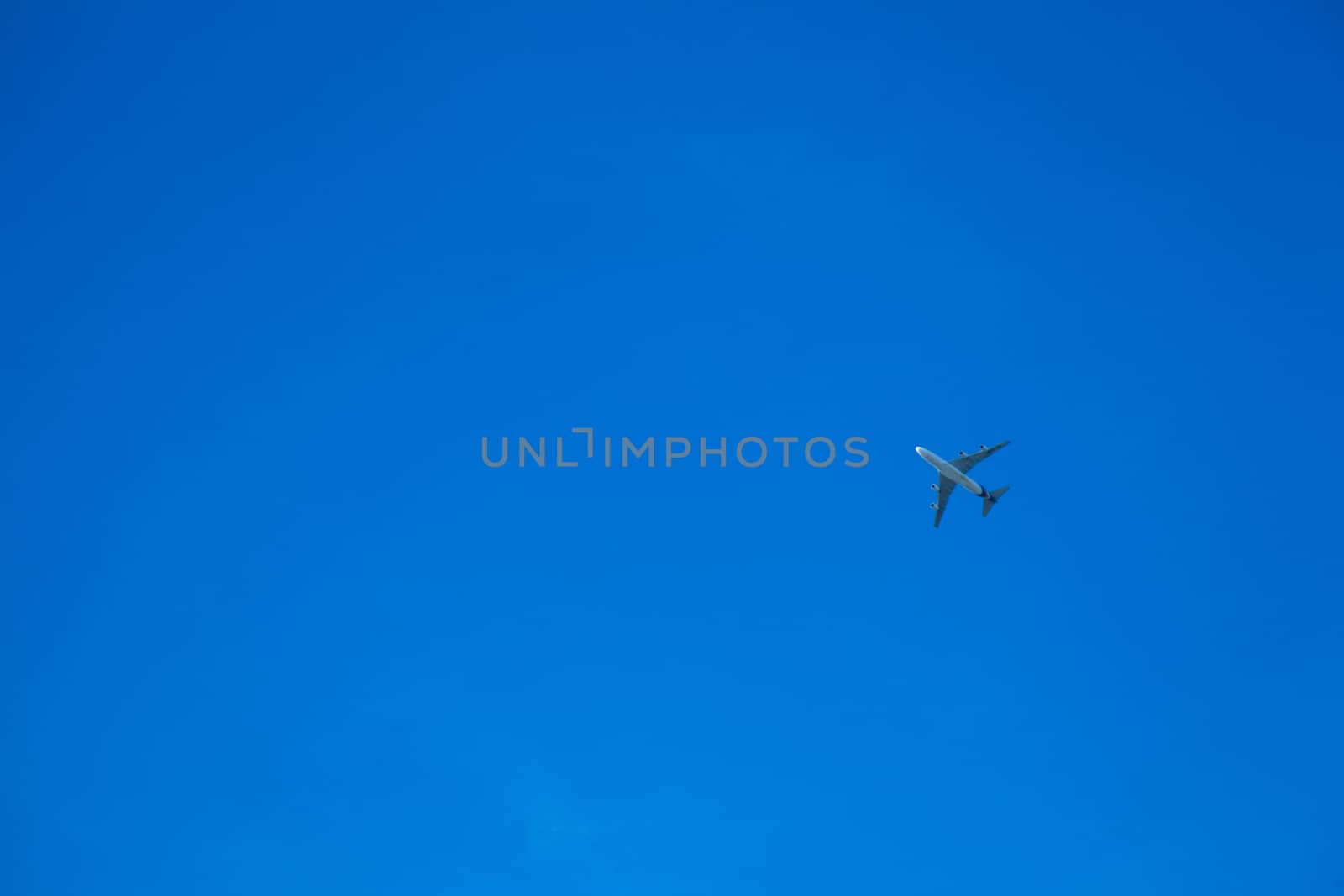 Aircraft flying in the sky. by a454