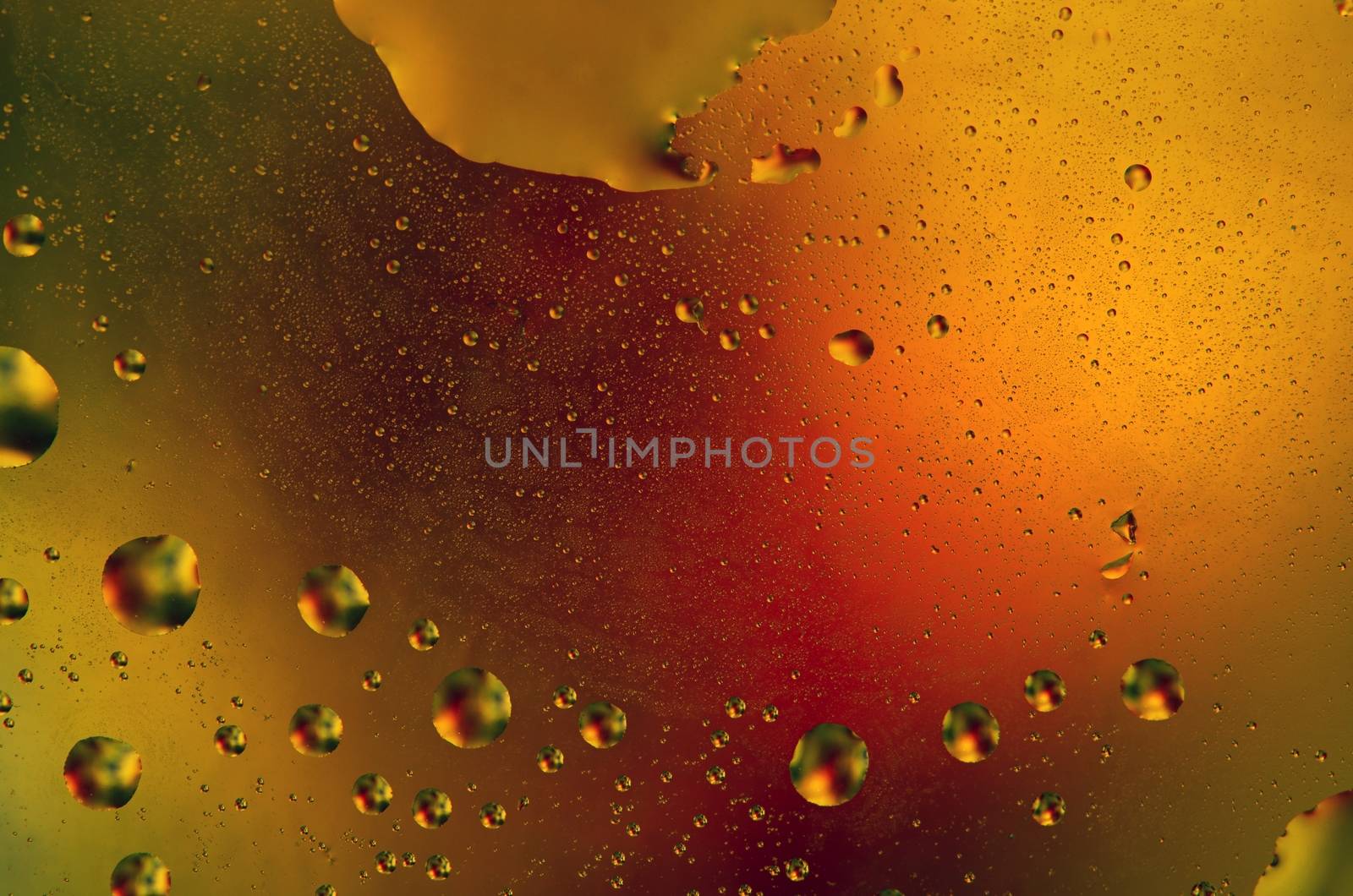 Nice colorful background with oil and water