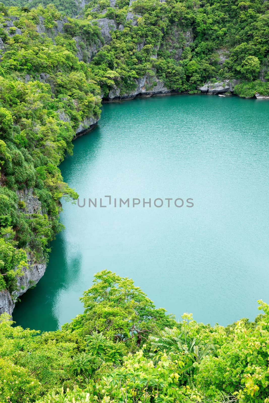 The lagoon called 'Talay Nai' in Moo Koh Ang Tong National Park
