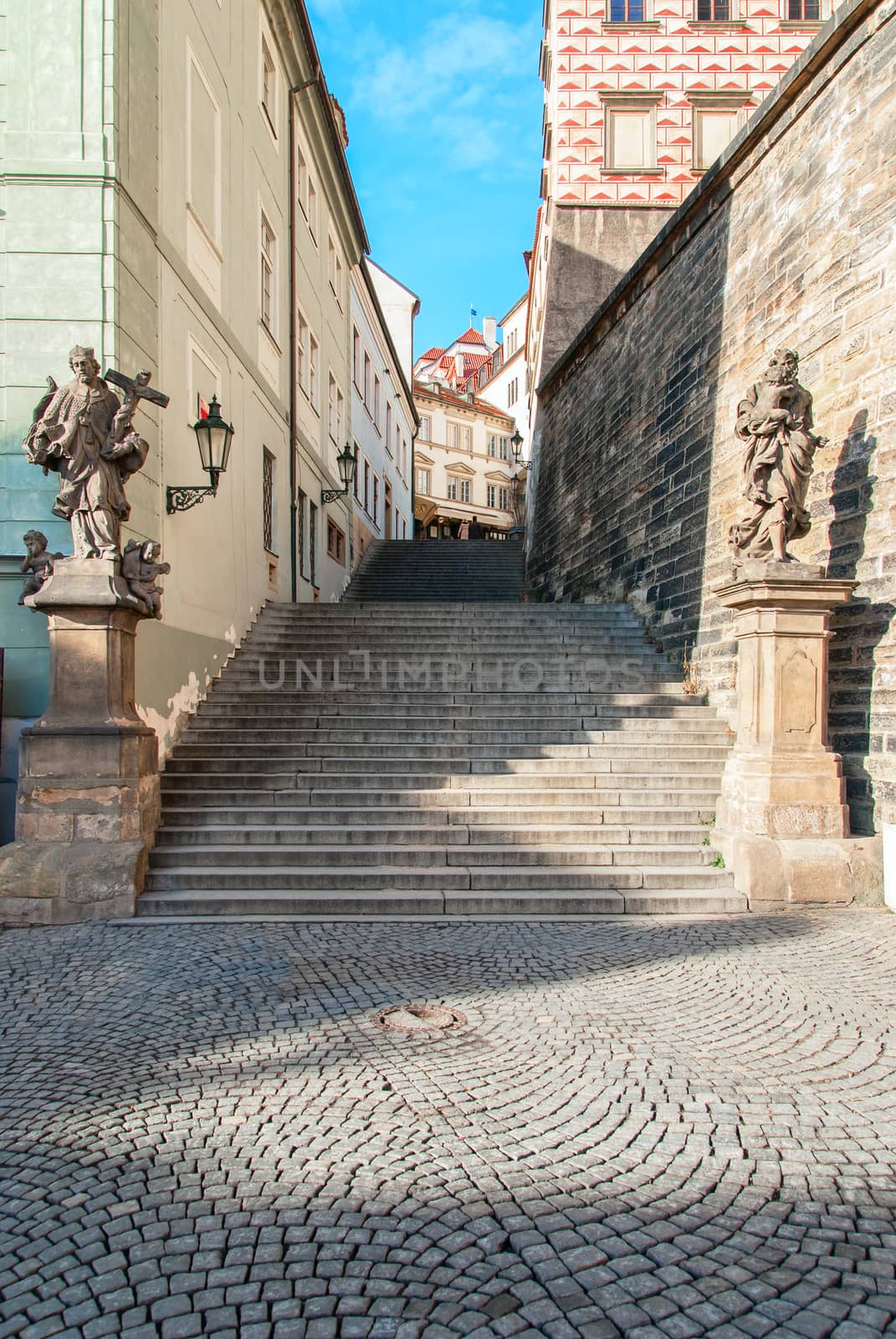 Prague - Old Castle Stairs by Zhukow