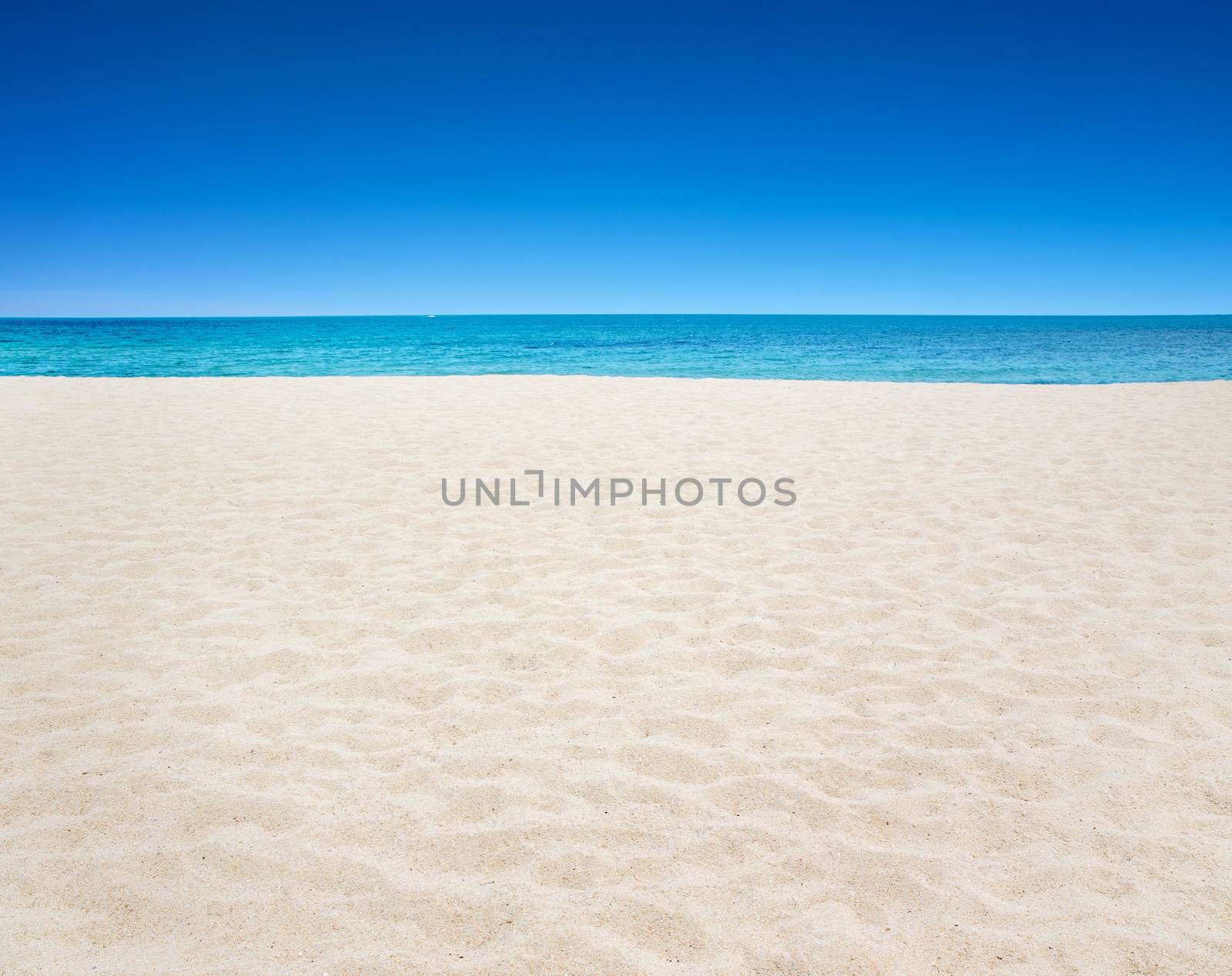 beautiful beach and tropical sea