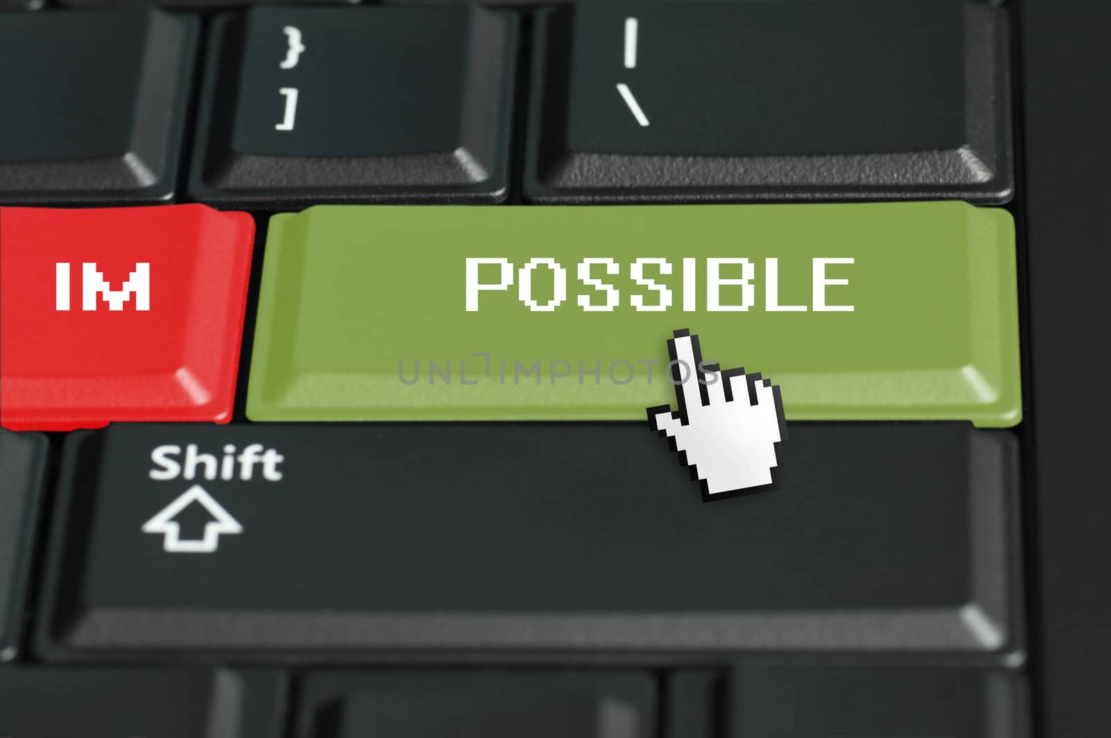 IMPOSSIBLE CONCEPT WITH MOUSE CLICK ON THE ENTER KEY