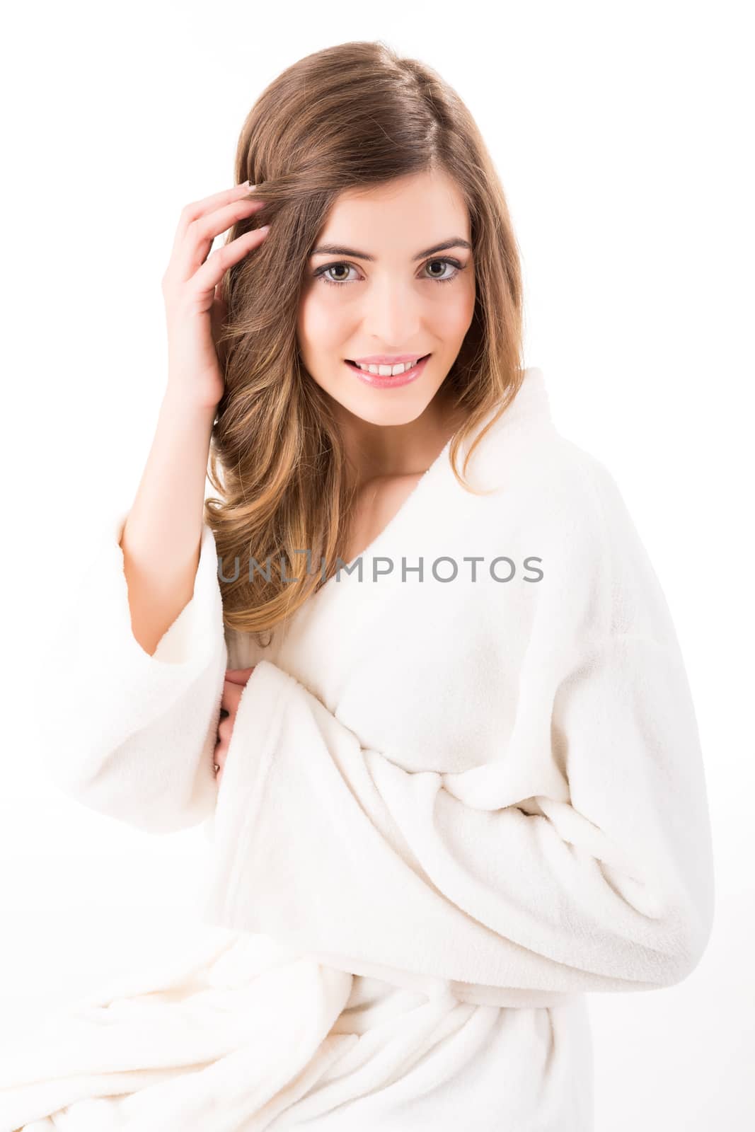 Portrait of a beautiful blonde woman - Beauty Care by jolopes