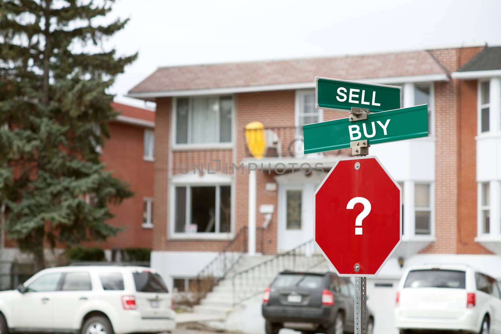 Concept of decision, whether to buy or sell