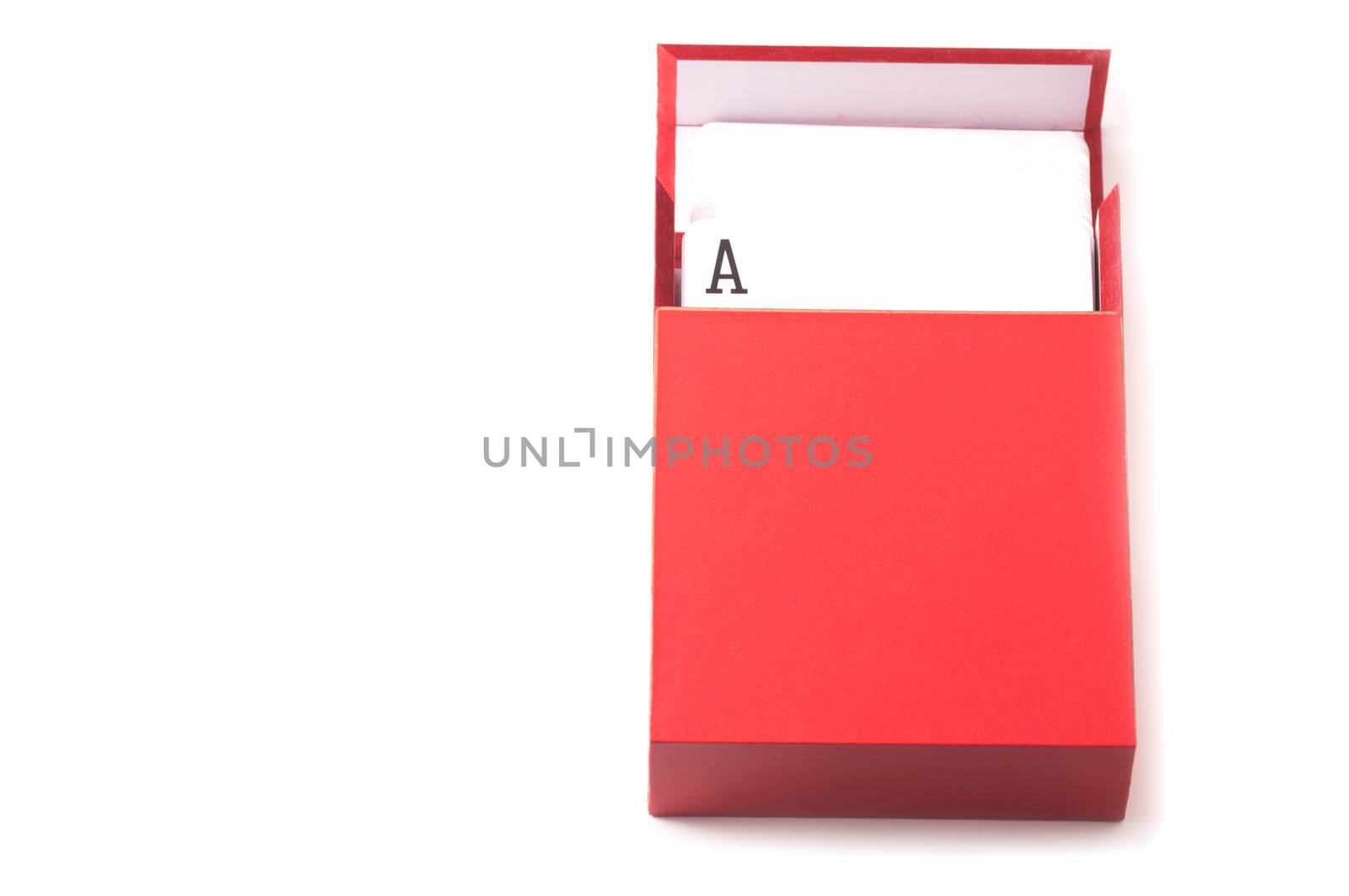 A pack of card inside a red box by daoleduc