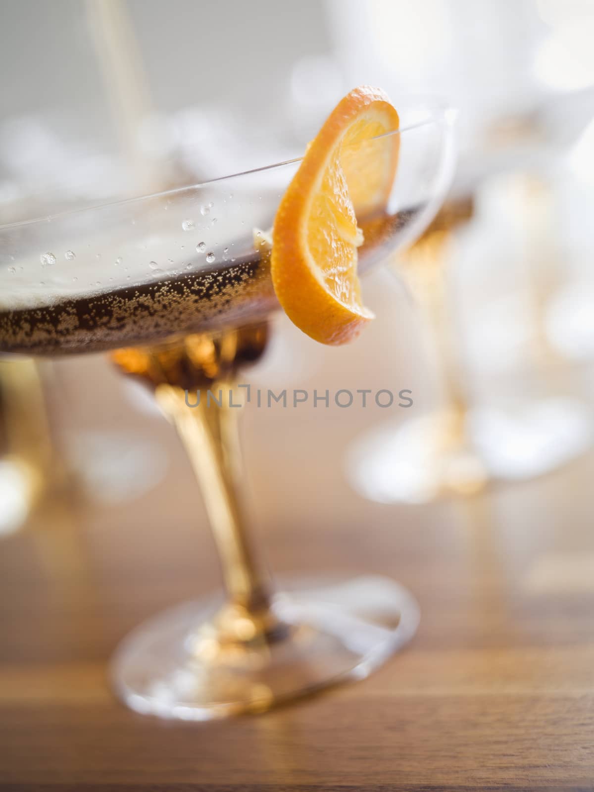 Close up of a cocktail