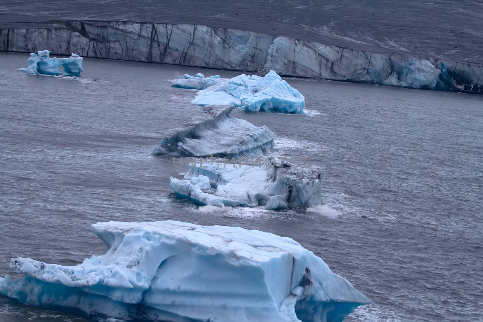 Arctic glacier. area Novaya Zemlya