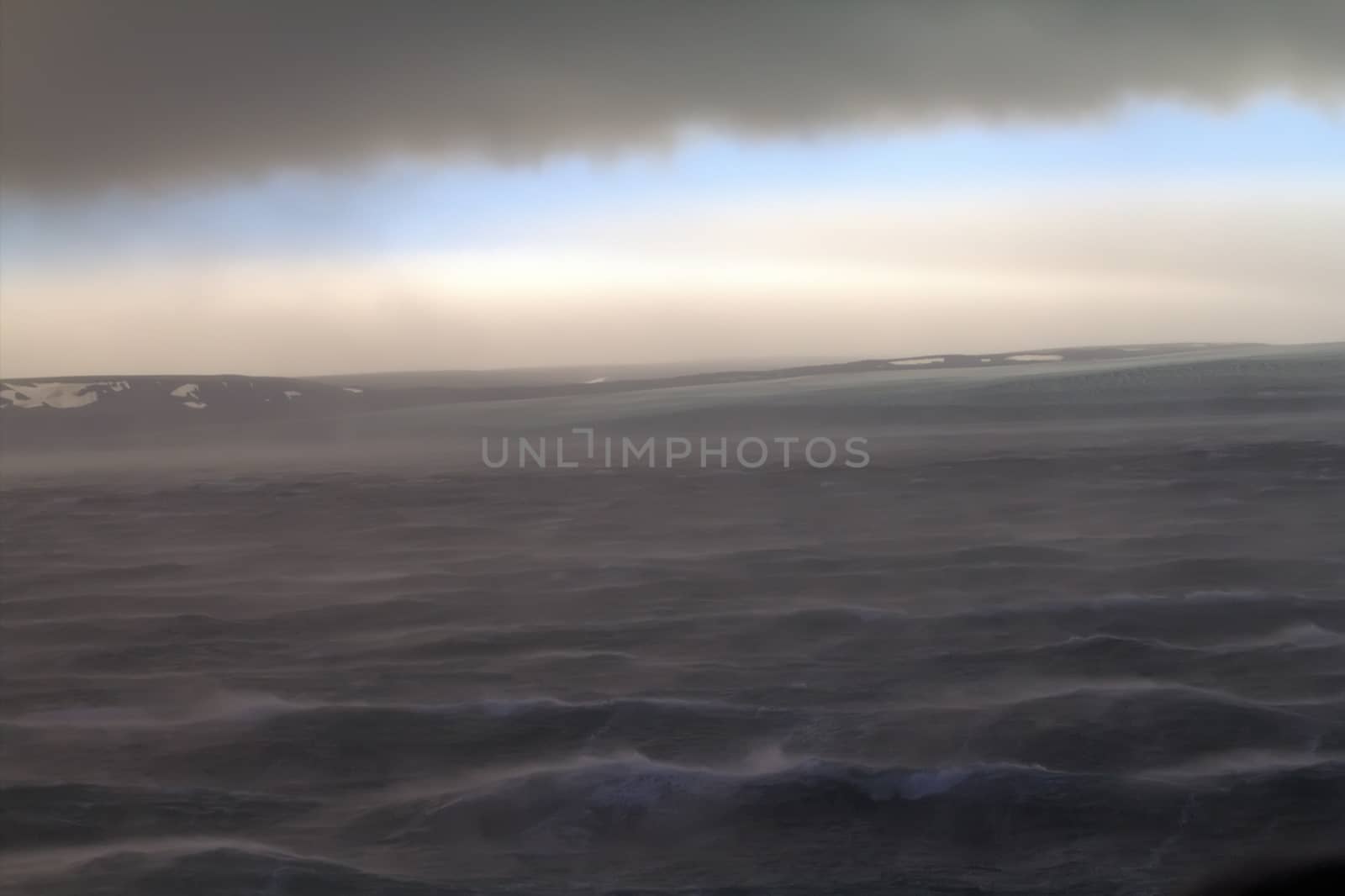 quiet North Sea in the summer