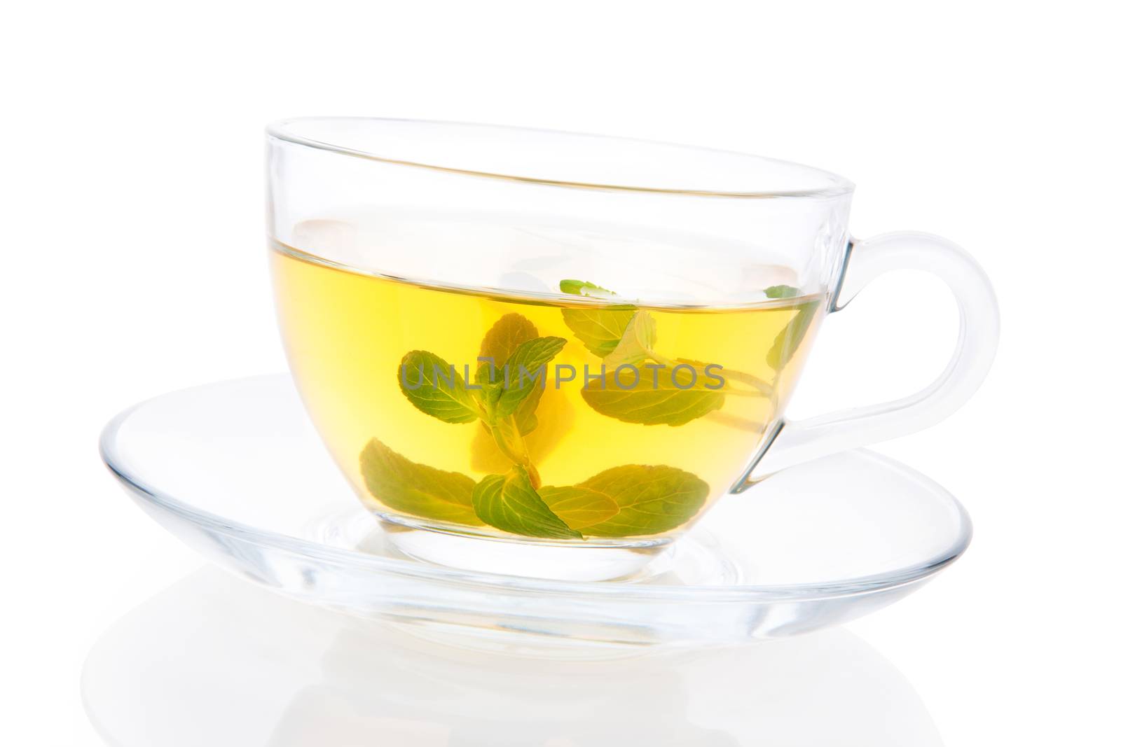 Peppermint tea isolated. by eskymaks