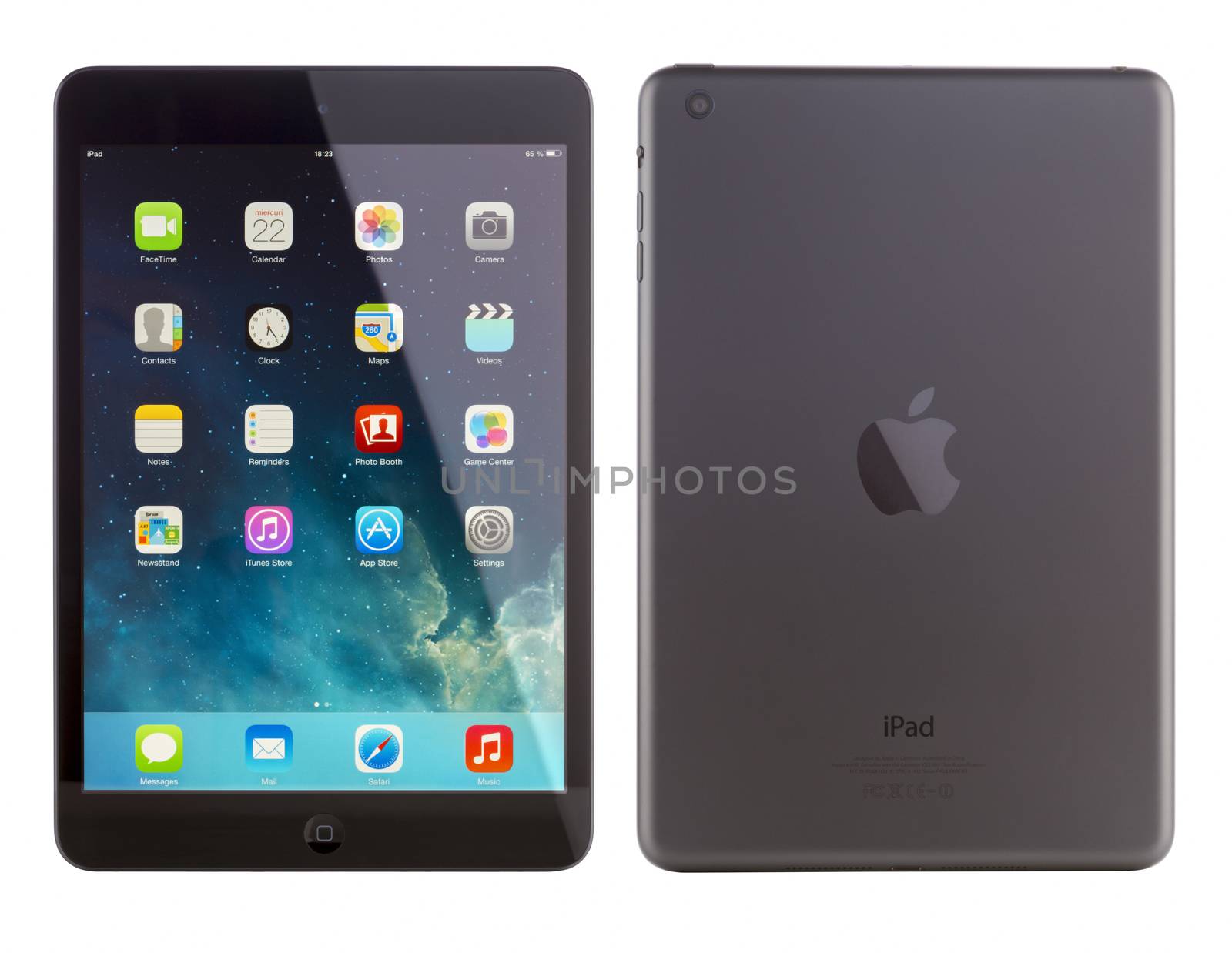 iPad Mini front and back view by manaemedia