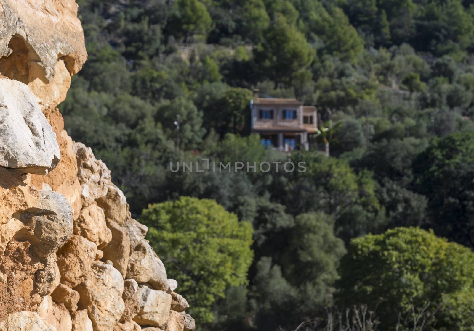 Mountain Side Limestone rocks by ArtesiaWells