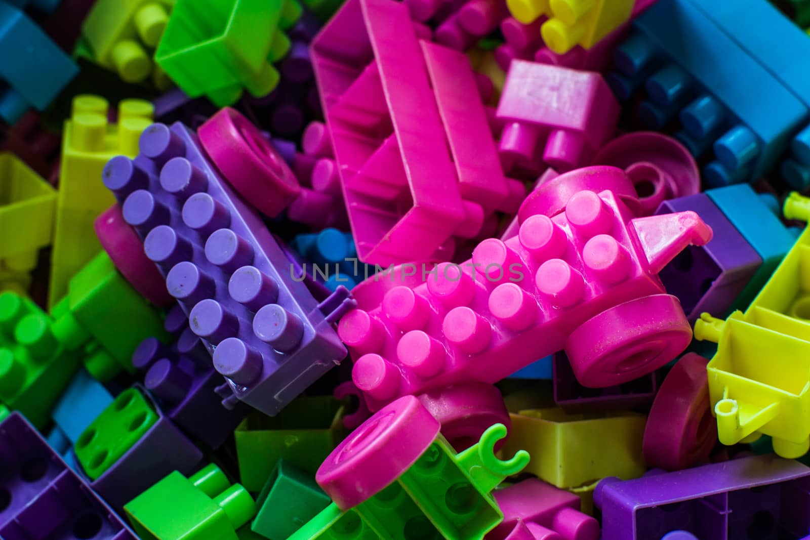 Plastic toy blocks by kannapon