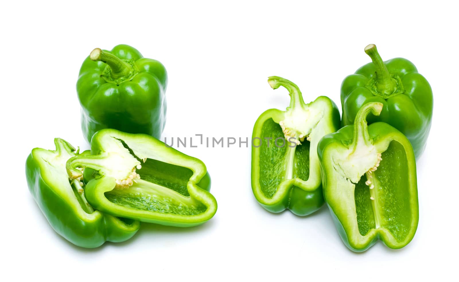 Green bellpepper(clipping path!) by myyaym