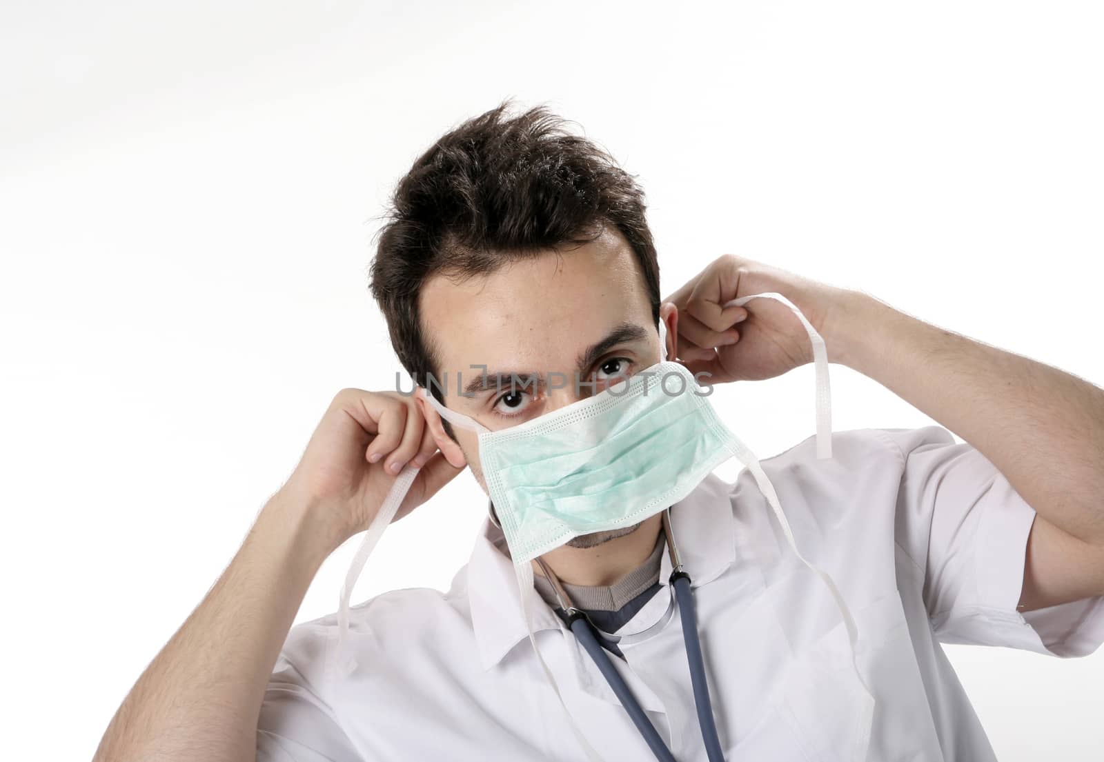 Closeup portrait of a doctor.