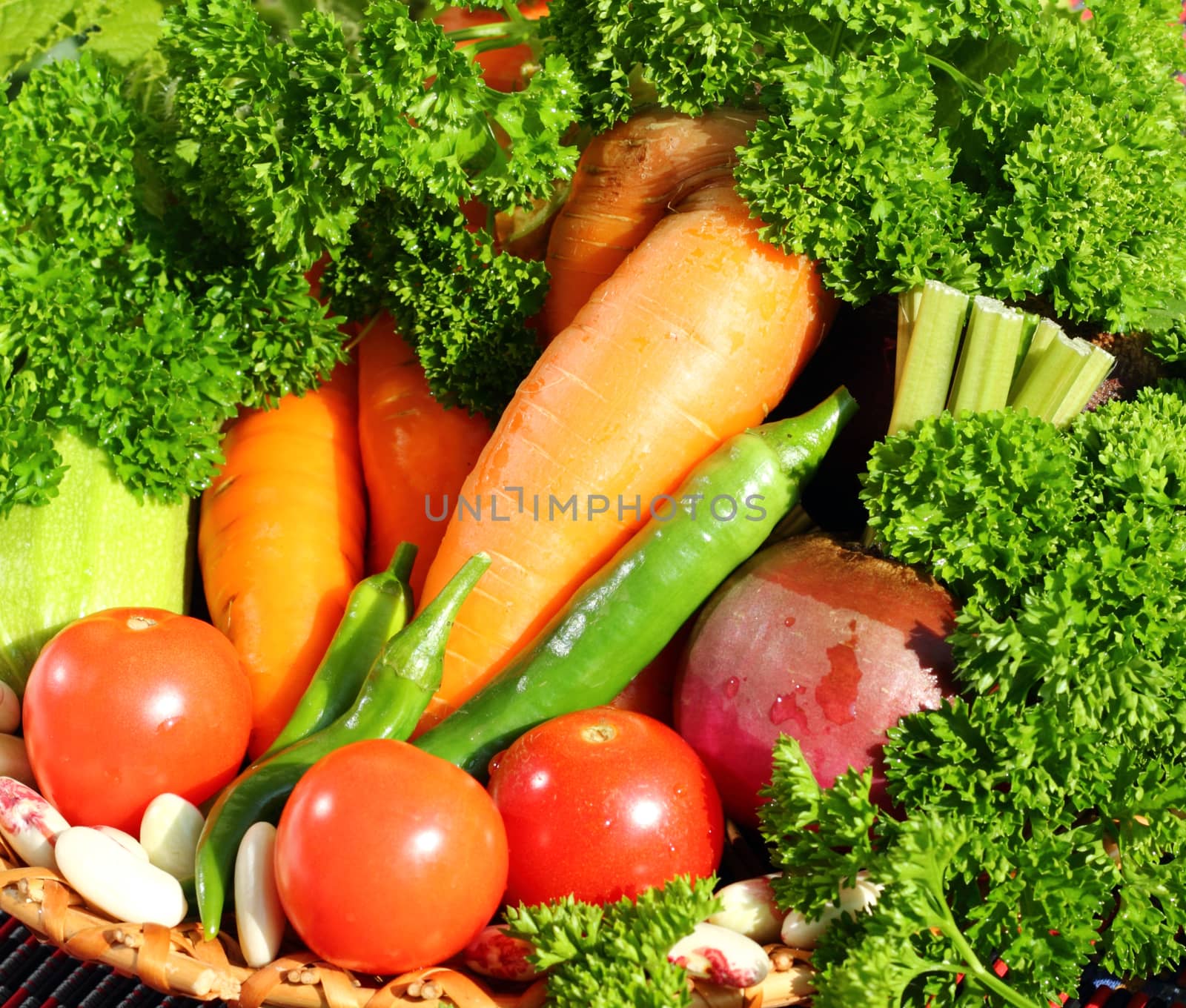 It is a mix of fresh vegetables