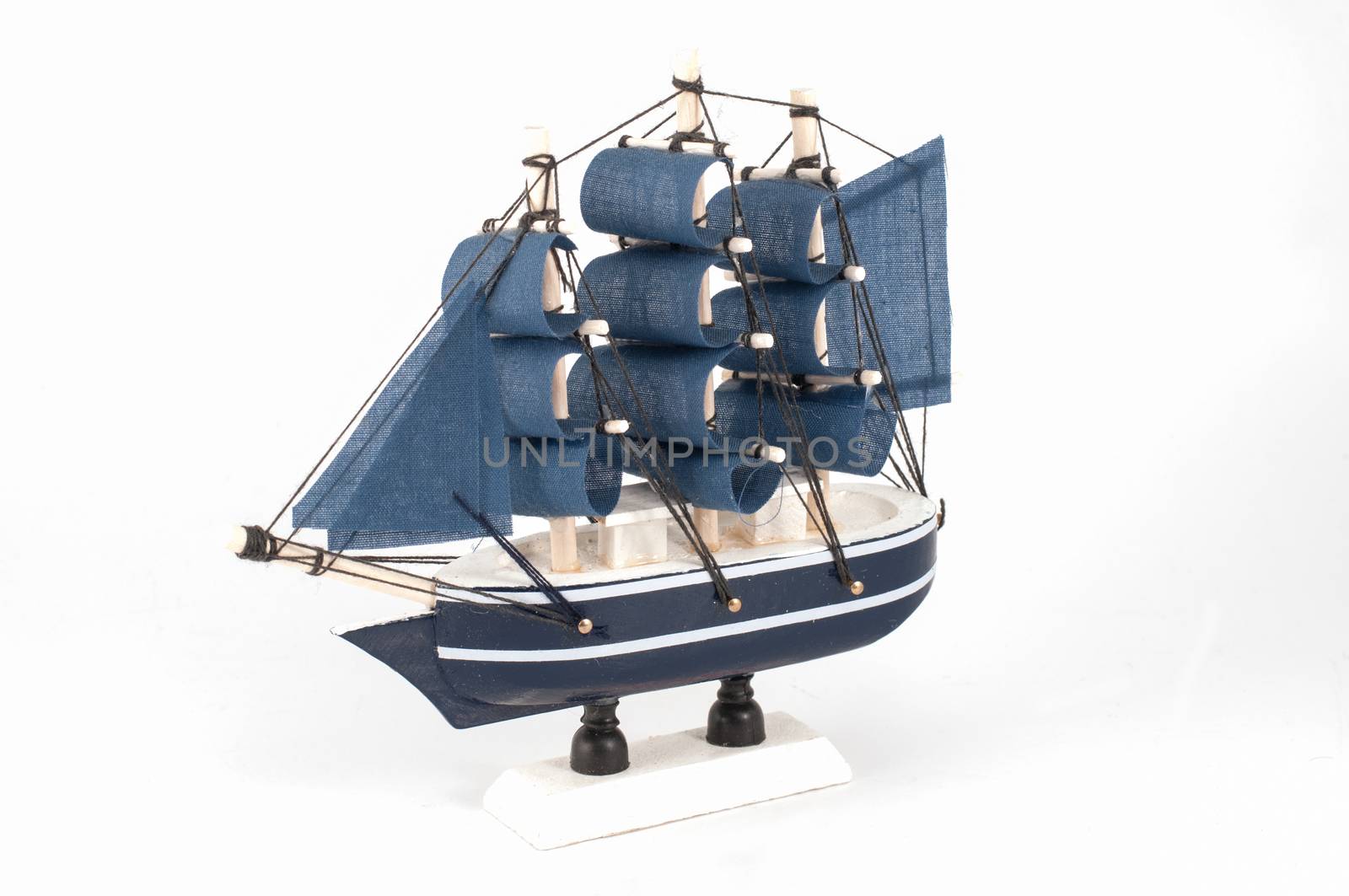 Ship model isolated by Sorapop