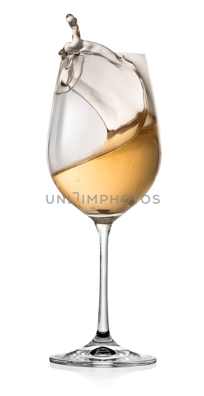 Moving of alcohol in a glass by Givaga