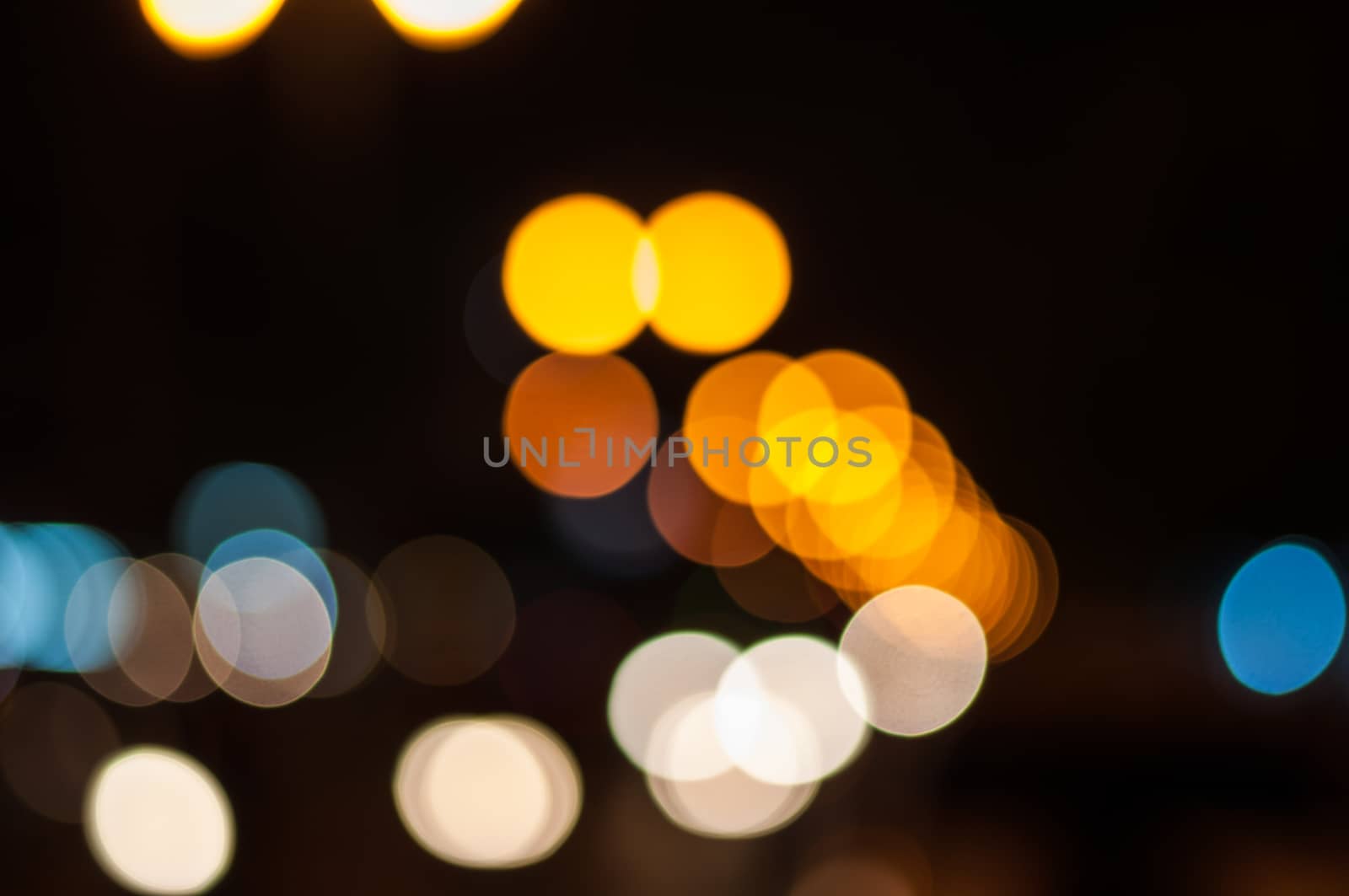 Abstract light bokeh by Sorapop