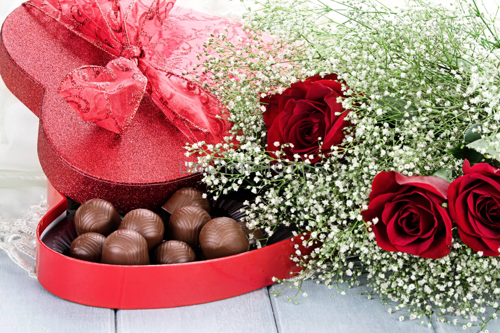 Box of Chocolates and Beauitful Roses by StephanieFrey