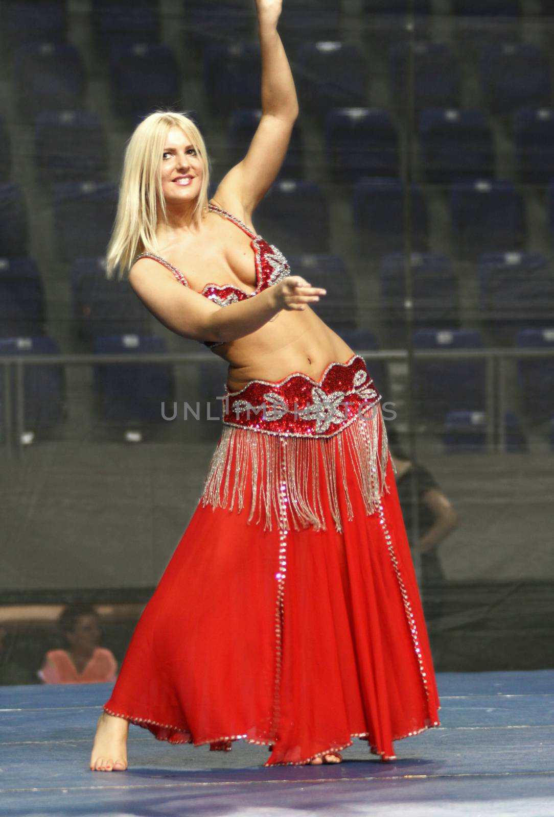 ZRENJANIN, SERBIA, 29th MARCH 2014: Detail from Serbian Open Dance Competition in Zrenjanin, Serbia. Photo taken on: March 29th, 2013.