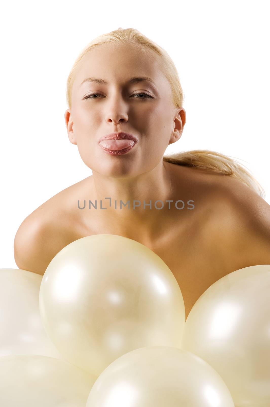 girl with ballons by fotoCD