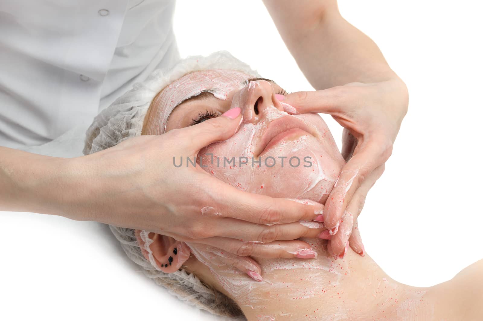 facial massage with scrub mask  by starush