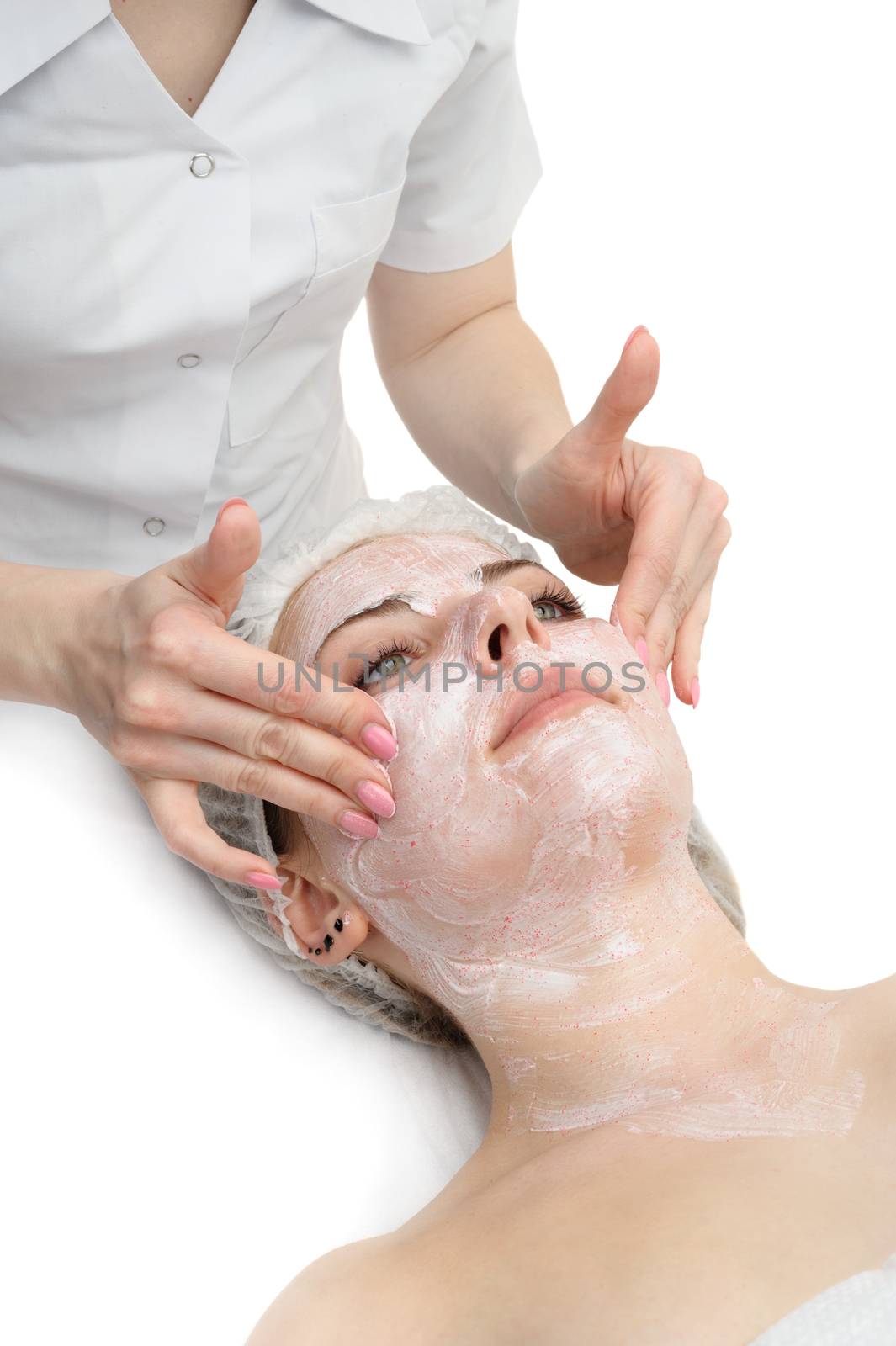 facial massage with scrub mask  by starush