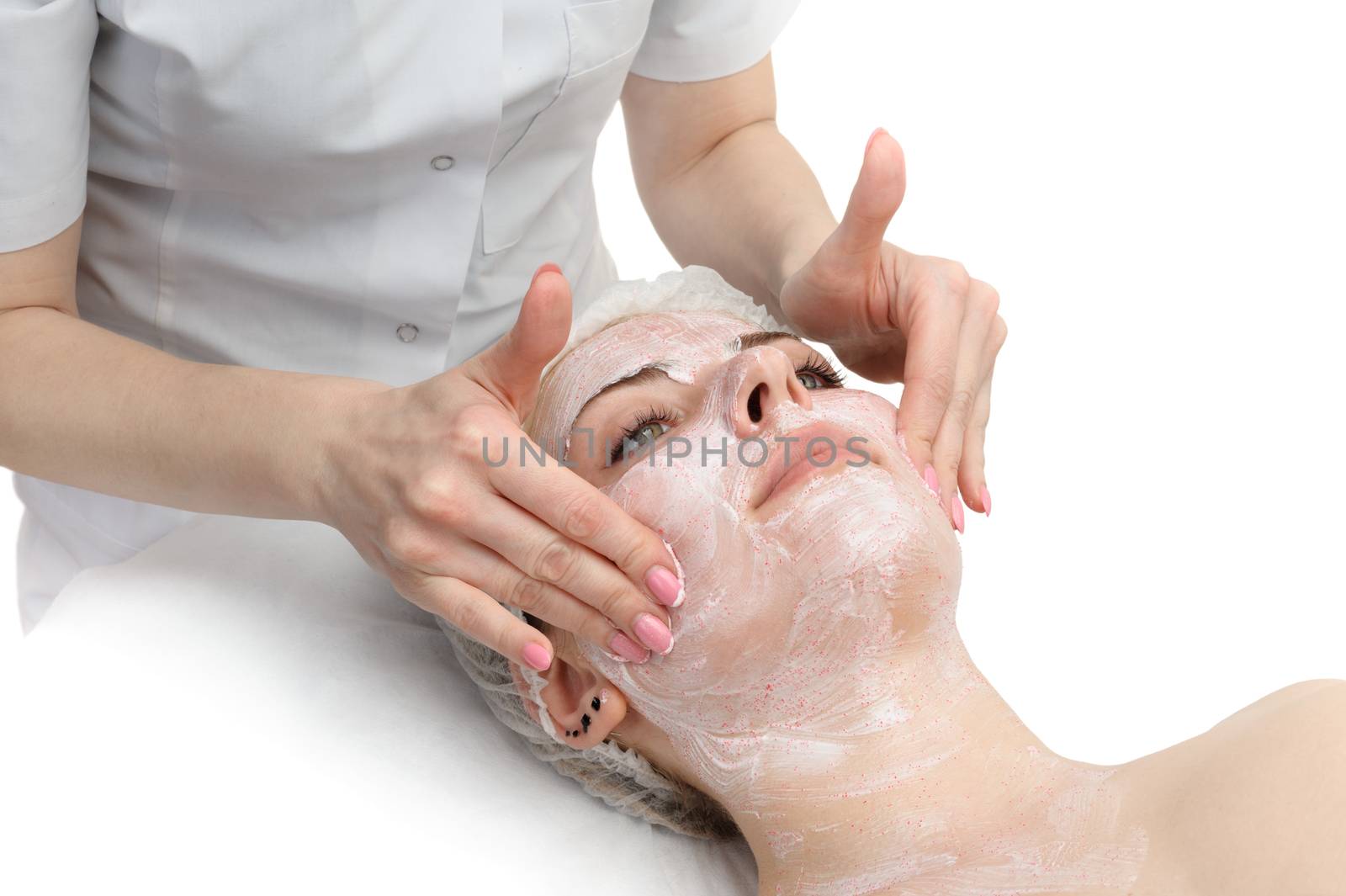 facial massage with scrub mask  by starush