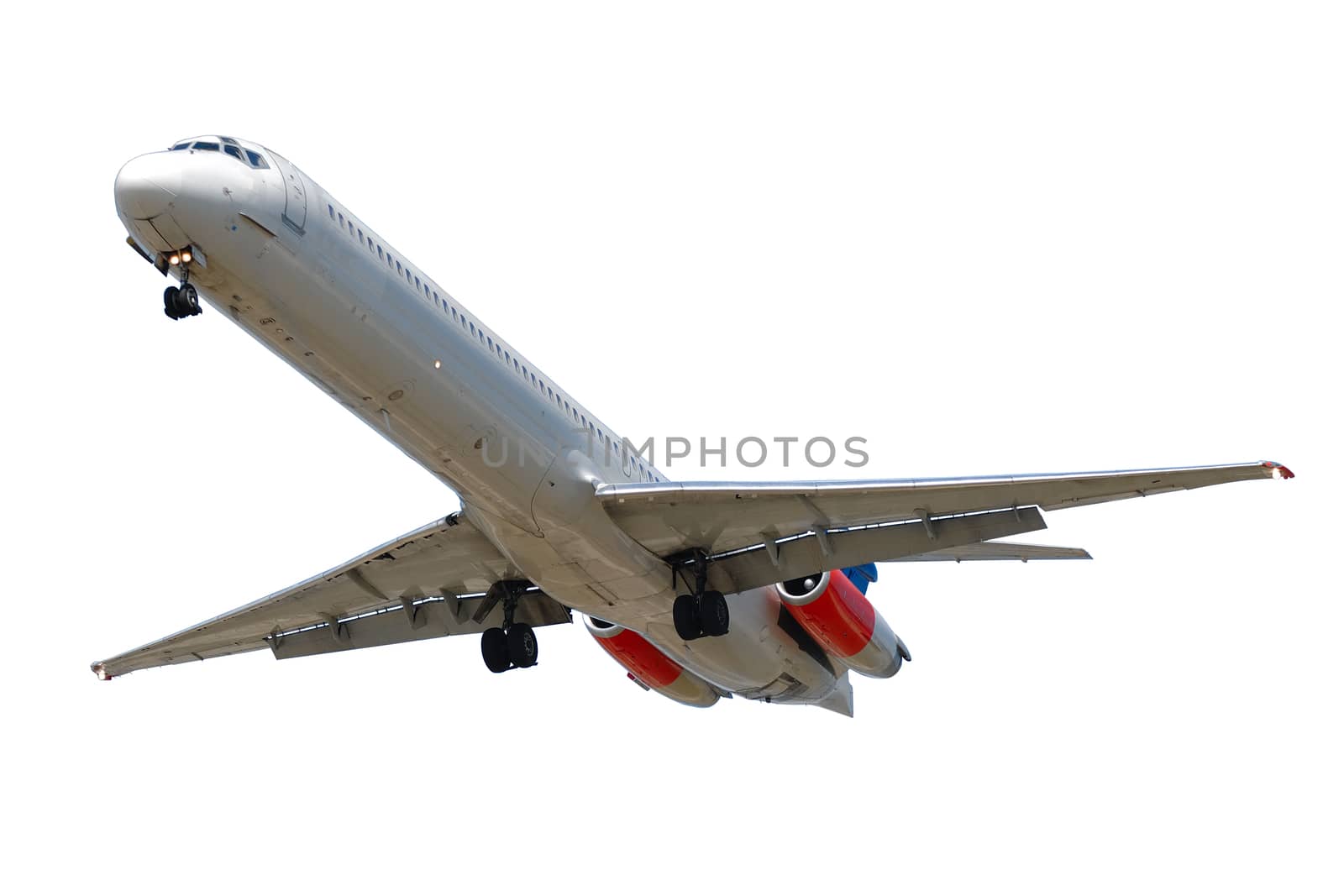 Plane isolated on a white background by cfoto