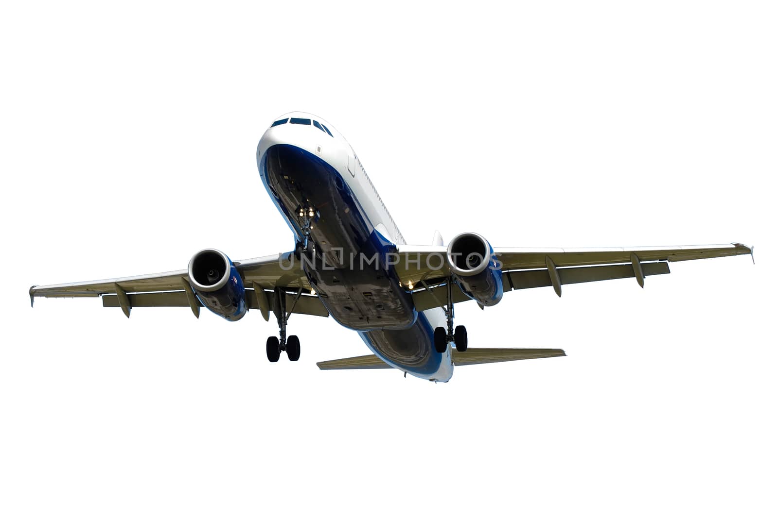 Plane isolated on a white background by cfoto