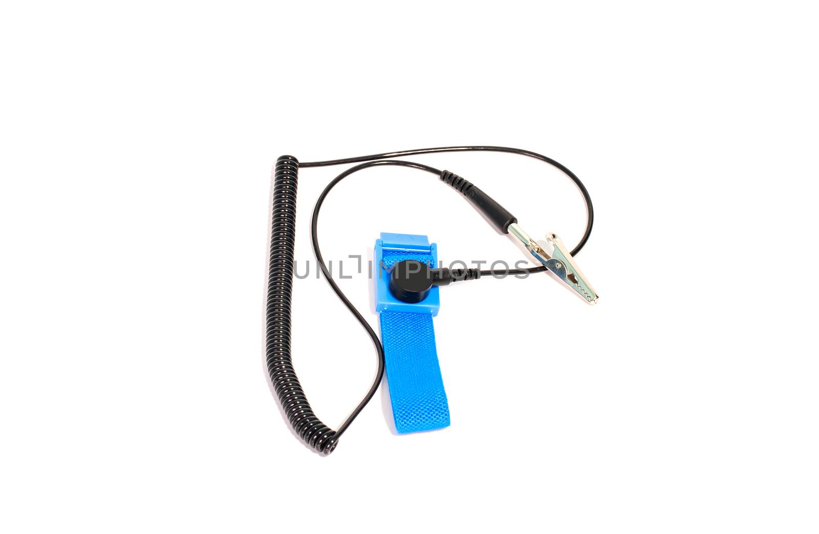 The blue fabric wrist strap set, ESD