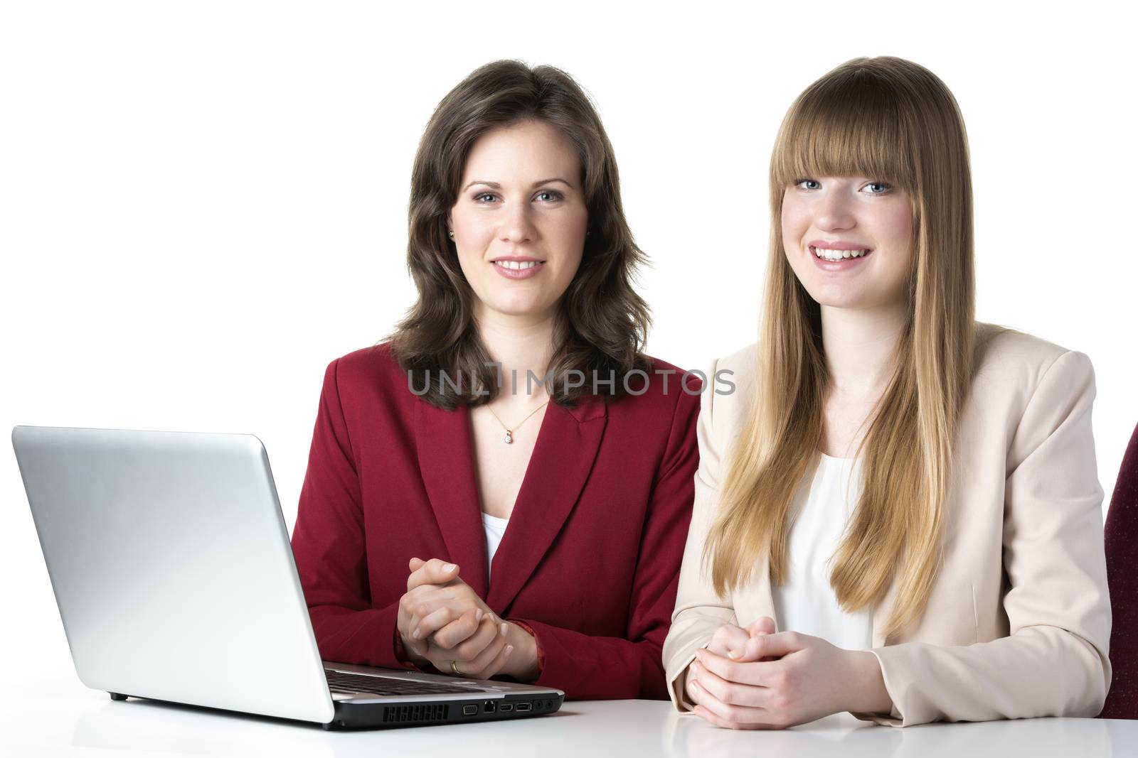 Two women laptop by w20er