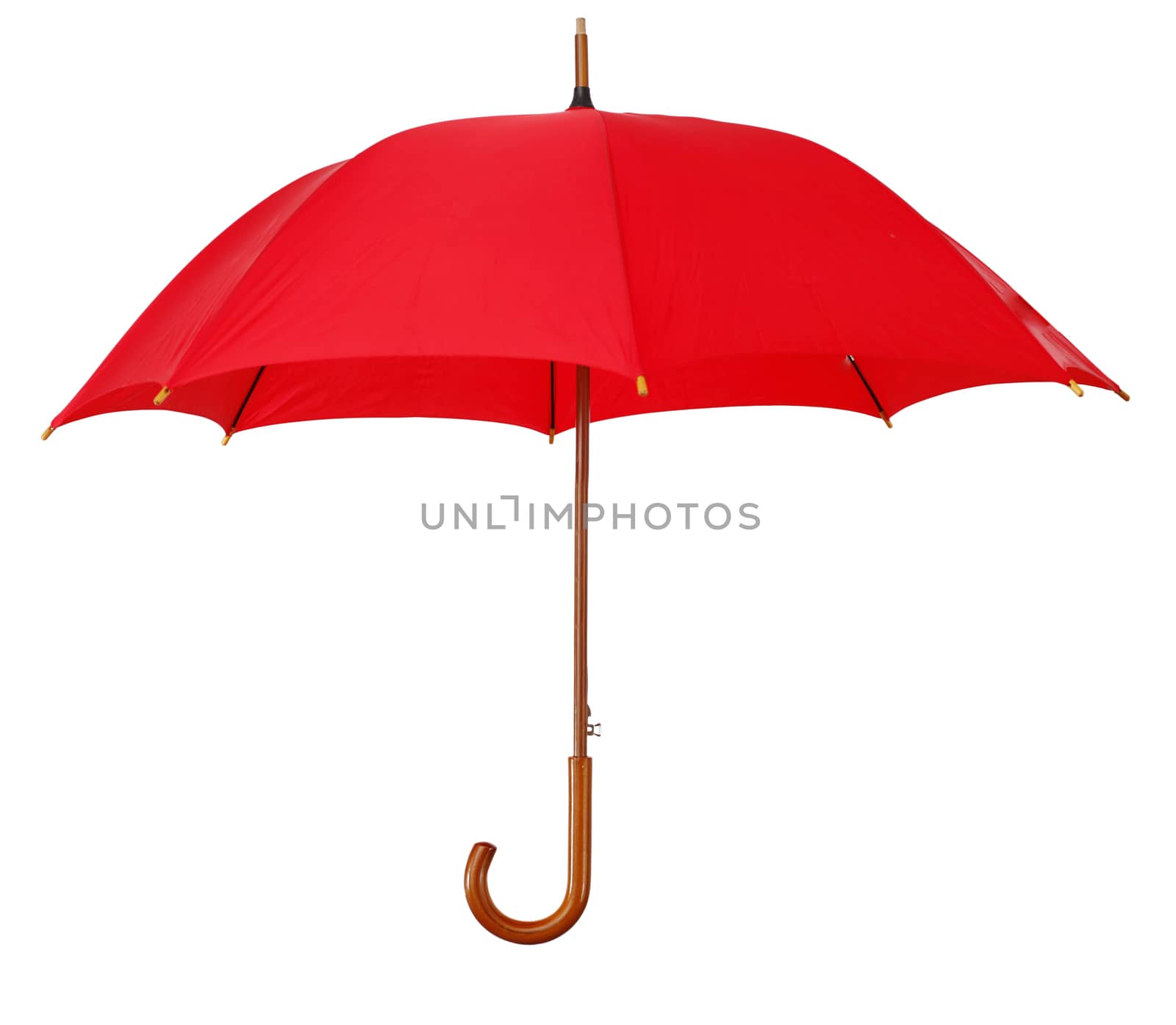 Big umbrella, isolated on white