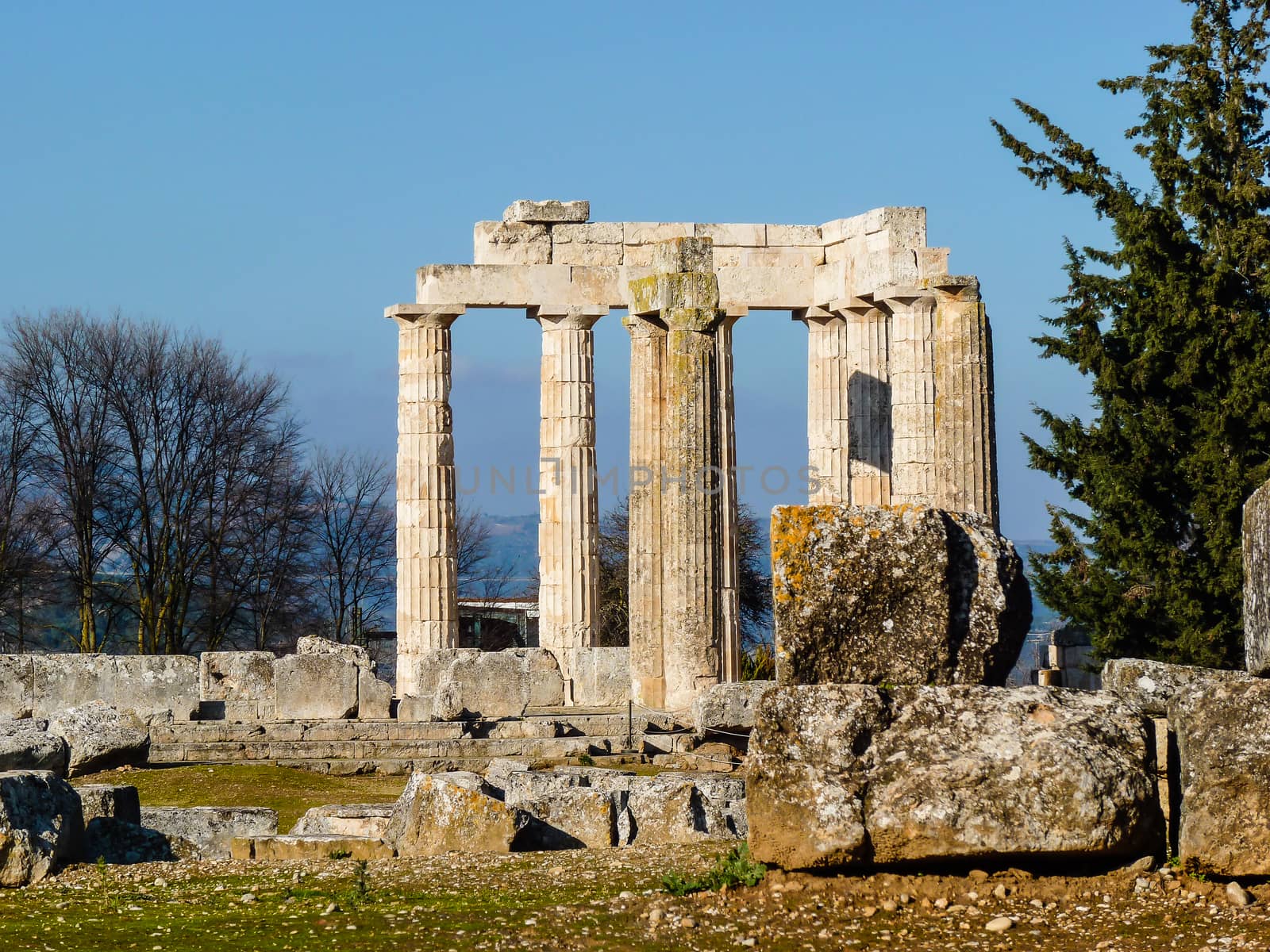 Ancient Temple of Zeus in the Nemea by ankarb