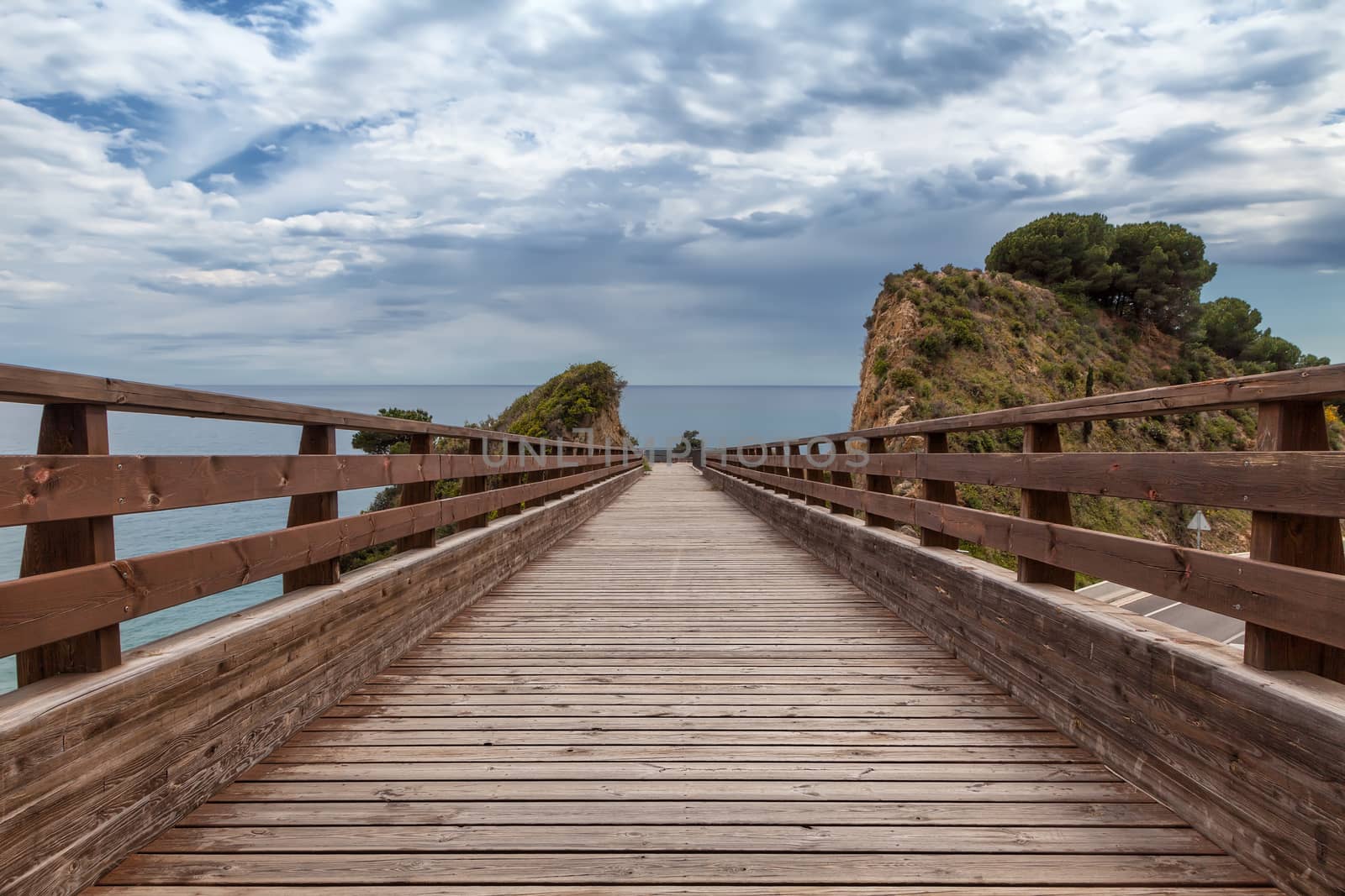 The Bridge to the Beach in Sant Pol de Mar